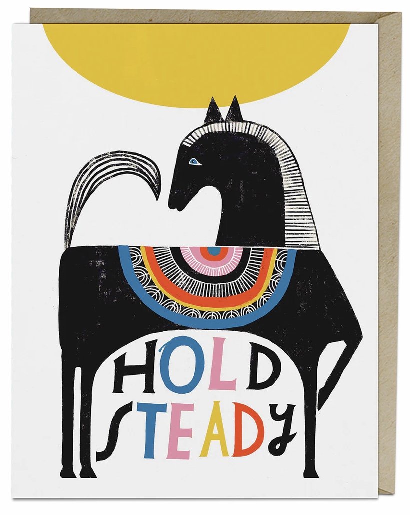 Hold Steady - Horse Card