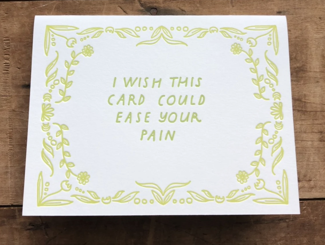 Ease Your Pain Card
