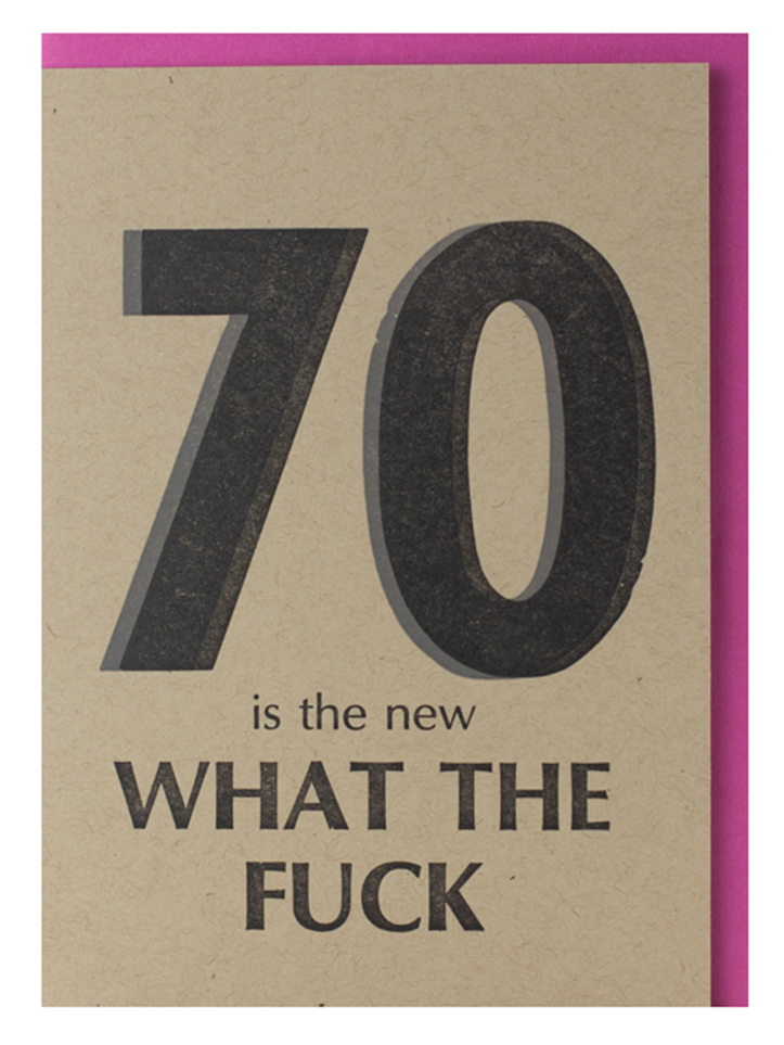 70 is the New...Card