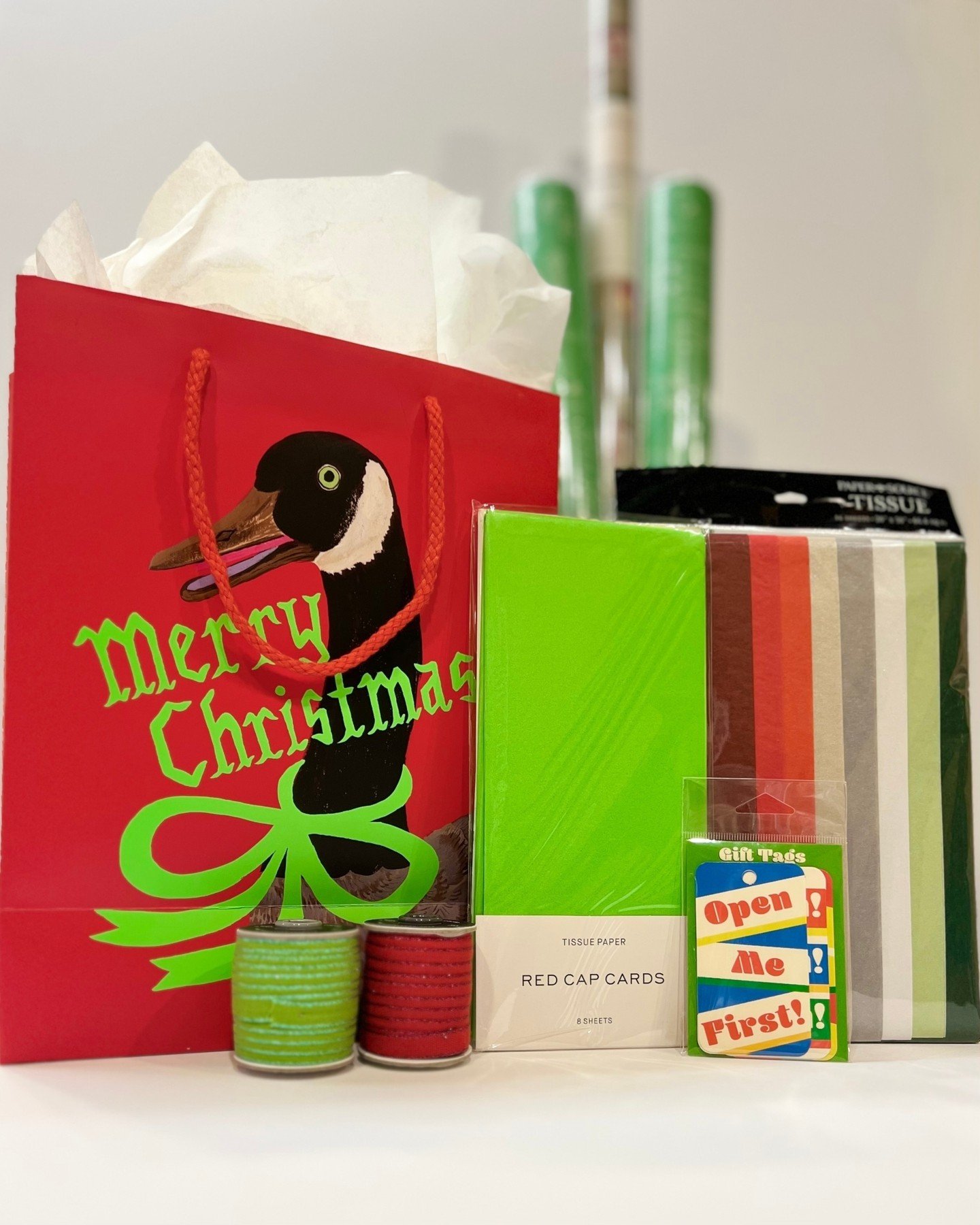 'Tis the season to add tinsel to everything! If it can sparkle, it can stay! Whether you're committing to wrapping all of your gifts this year (best of luck) or looking for a fun bag and tissue paper combo, we have all things gift-giving at Mitrebox!