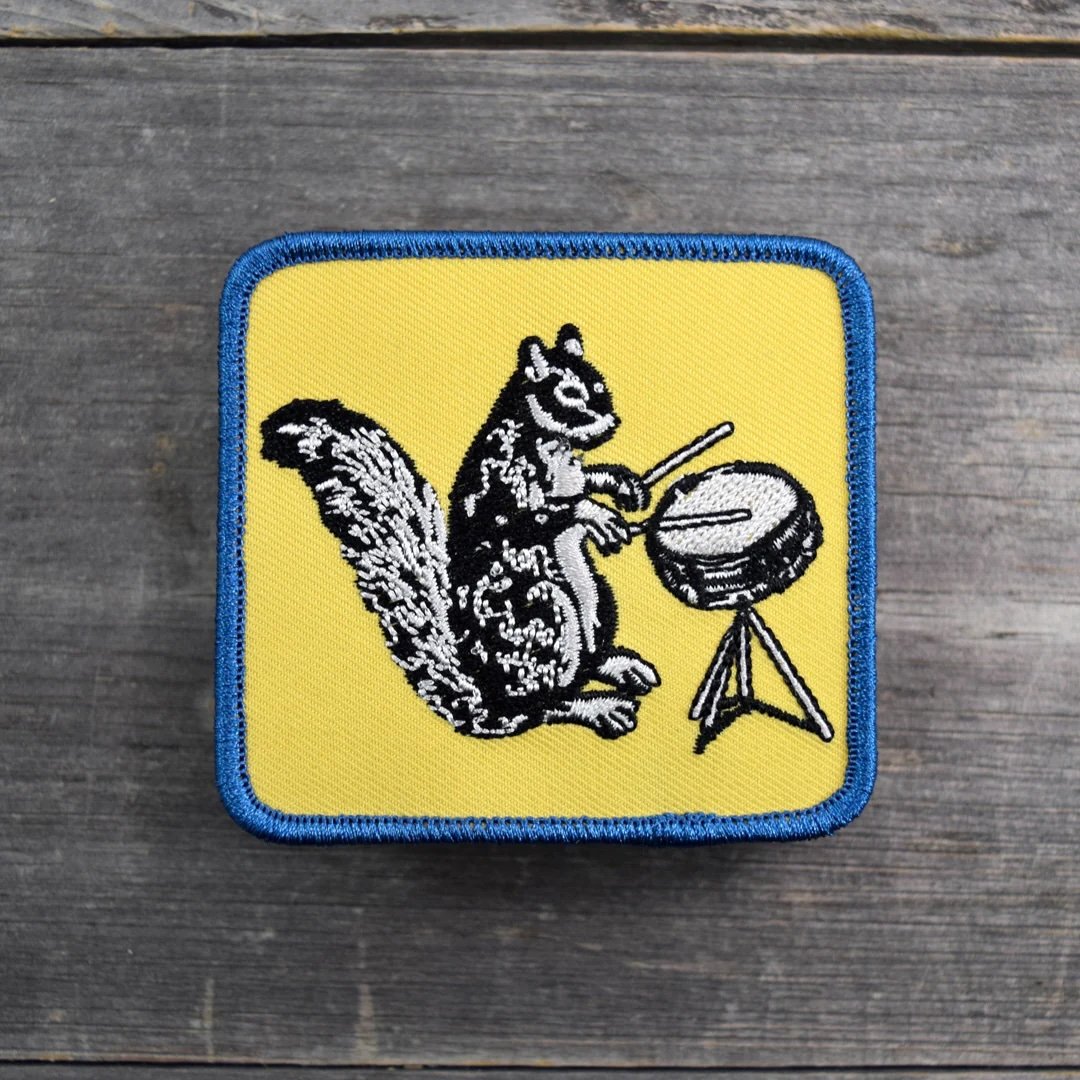 Drummer Squirrel - Patch