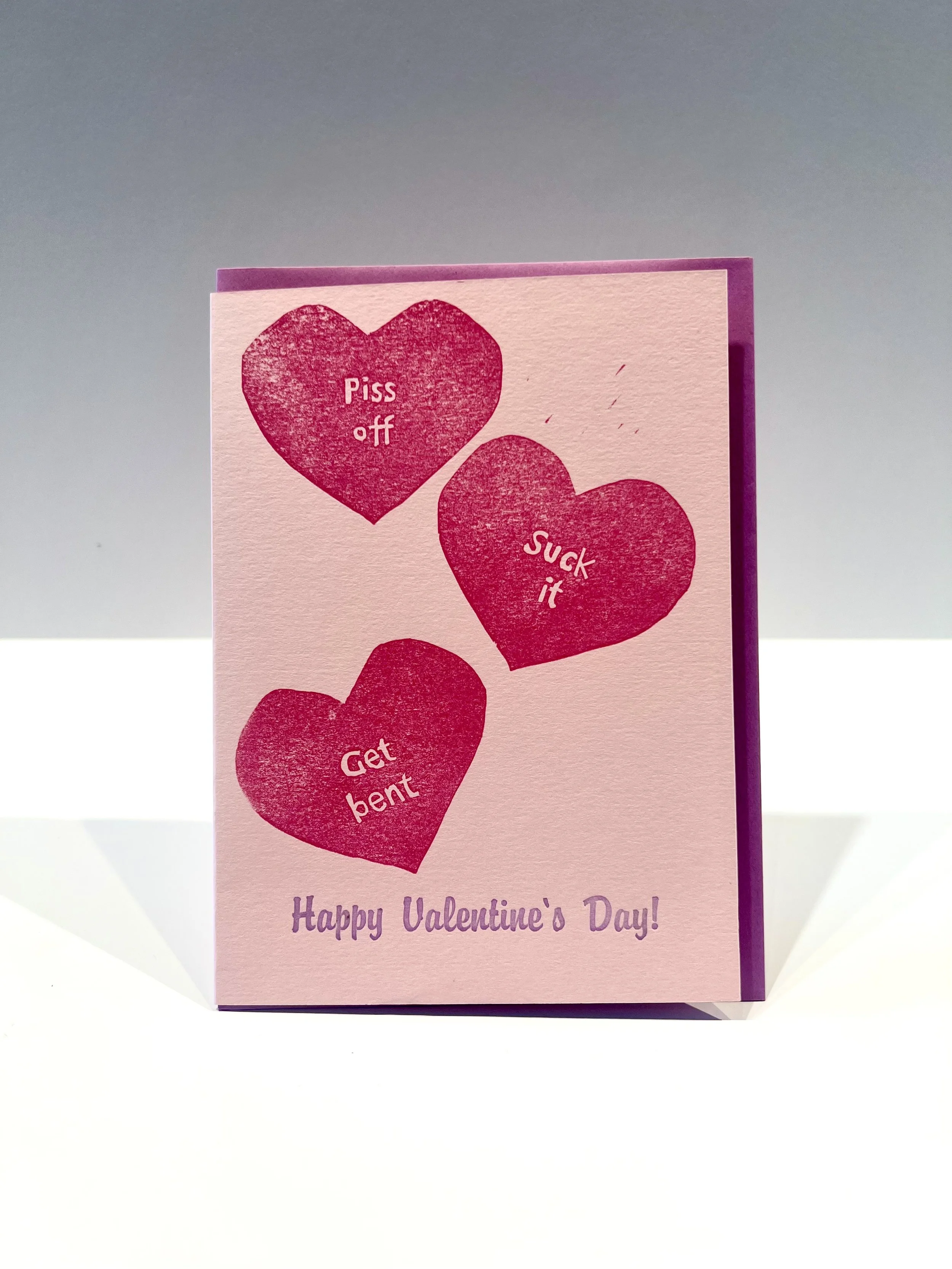 Happy Valentine's Day! Get Bent! Card