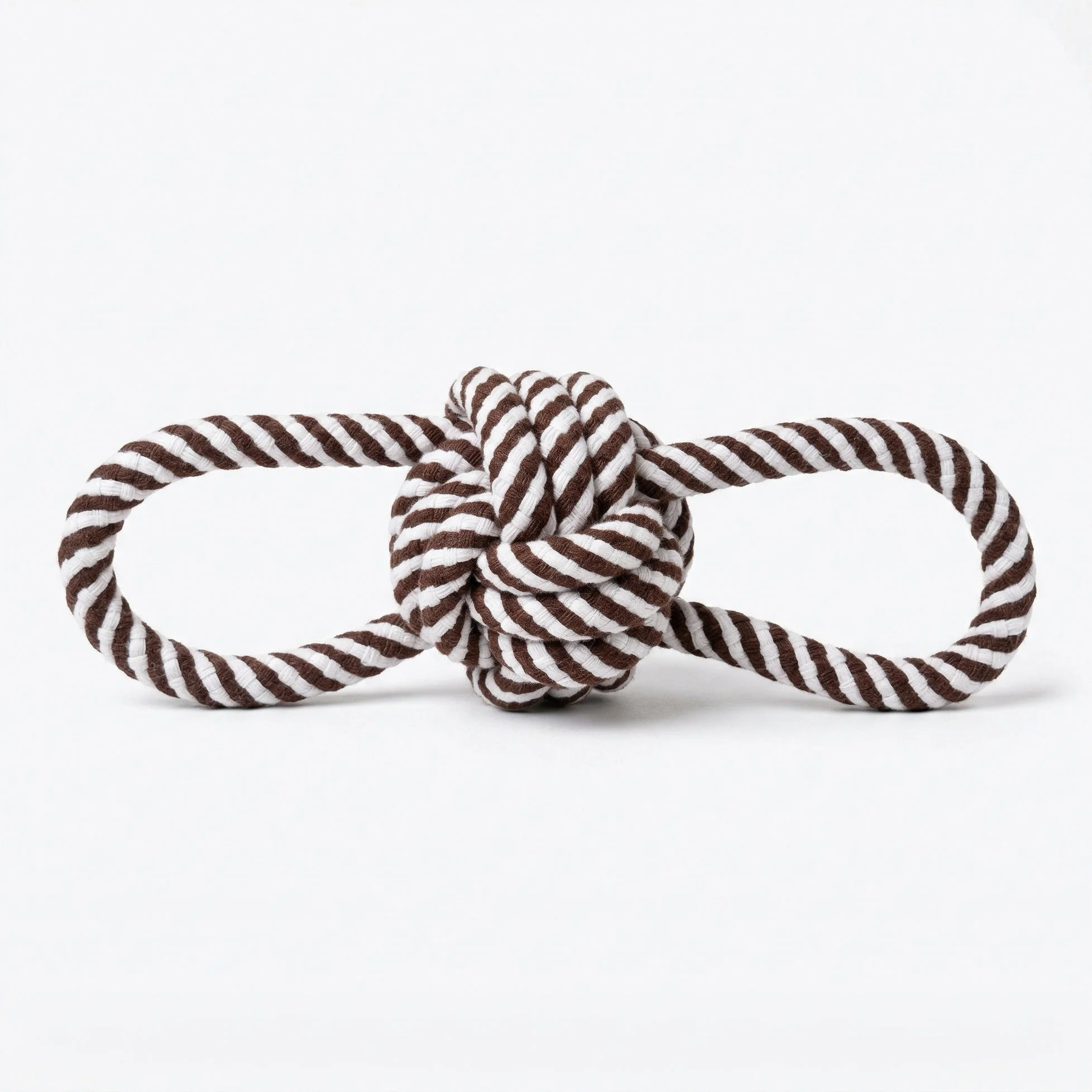 MONLI - BLACK & WHITE TUG ROPE DOG TOY