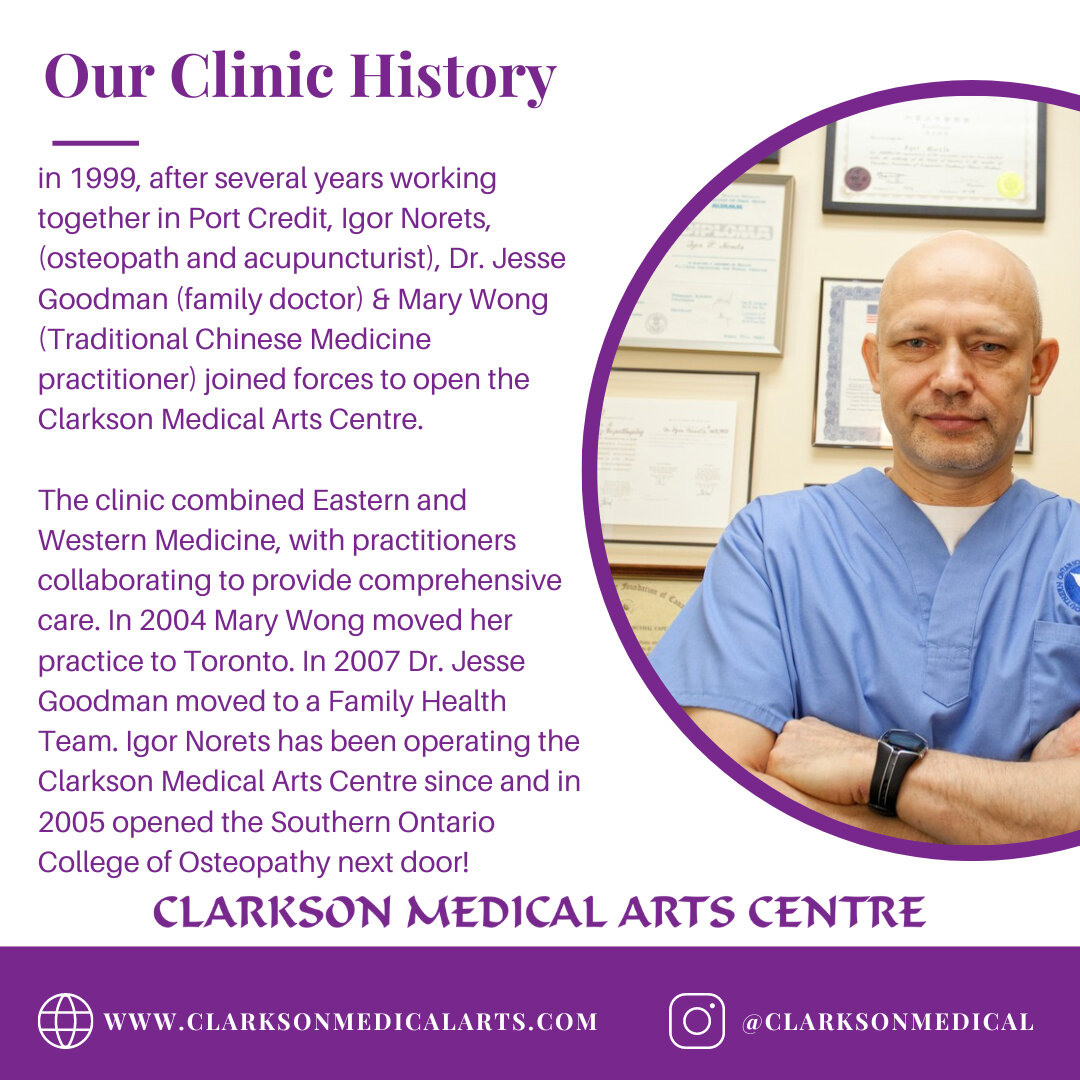 A little bit of history of Clarkson Medical Arts Centre. Igor, Jesse and Mary worked together form the mid 1990's and opened the current Clarkson Medical Arts Centre in 1999! ​​​​​​​​
​​​​​​​​
The plaza opened in 1999 and we were the original tenants