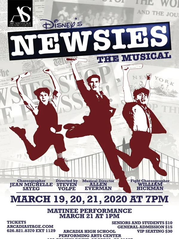 Newsies- Arcadia Stage 2019