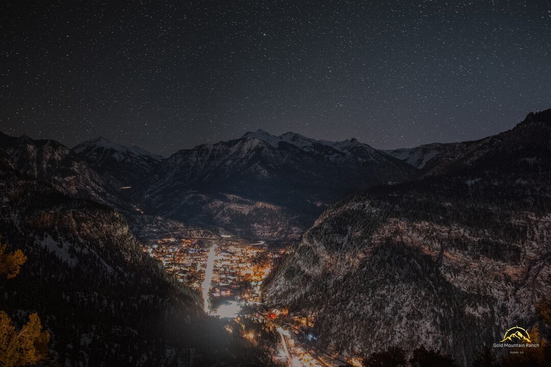 Goodnight Ouray. On a cold night up at Gold Mountain Ranch the glow of Ouray always brings warmth to the heart. 

#ouray #ouraycolorado #ourayco #ouraywedding #coloradoart #coloradomountains #alpsmountains