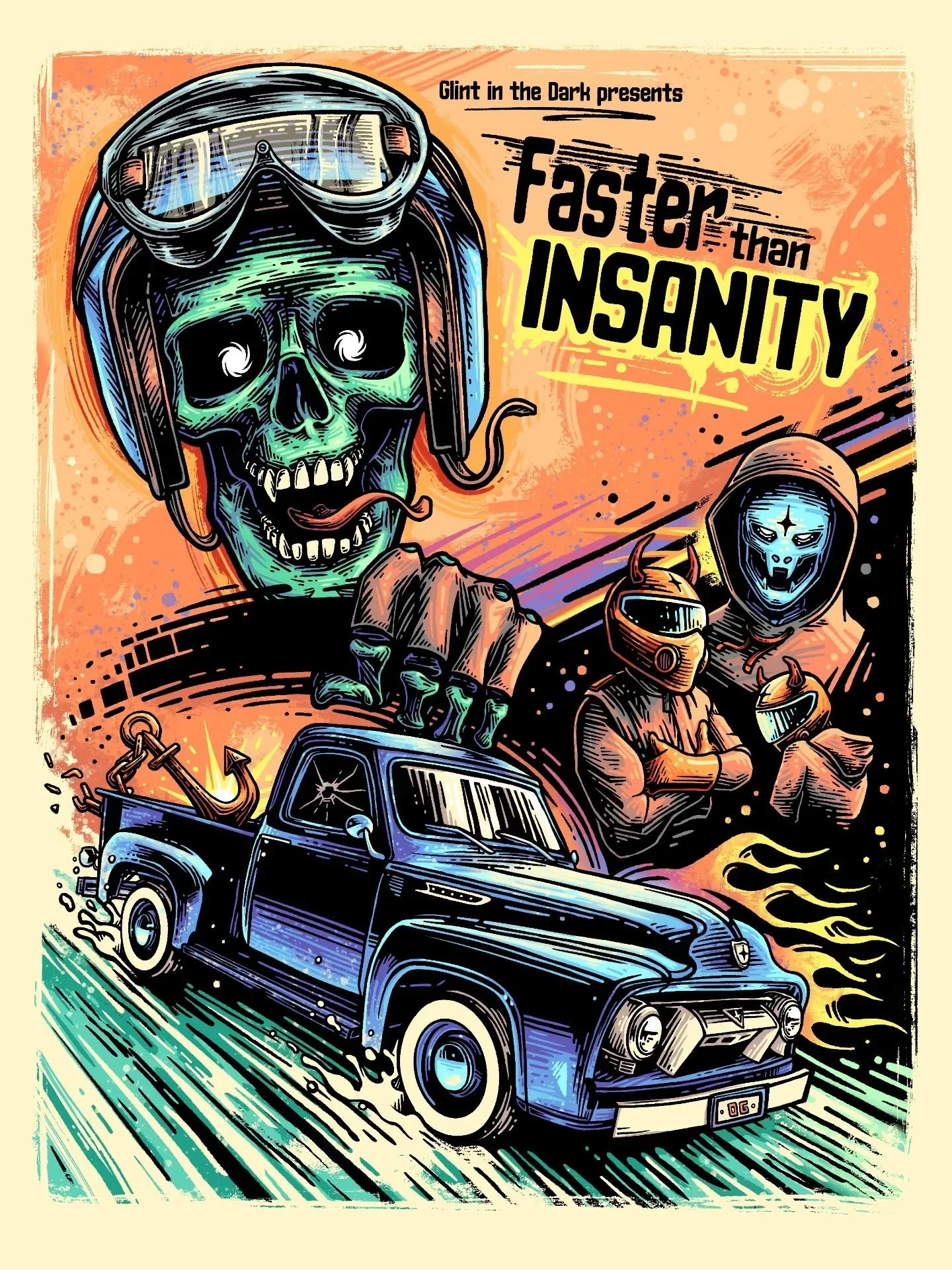 Faster than Insanity.  The driver&rsquo;s destination was almost within sight.  At any moment, when the dust clouds parted enough to see the horizon, he was sure that it would be there.  Elation nestled just below the surface awaiting the first sight