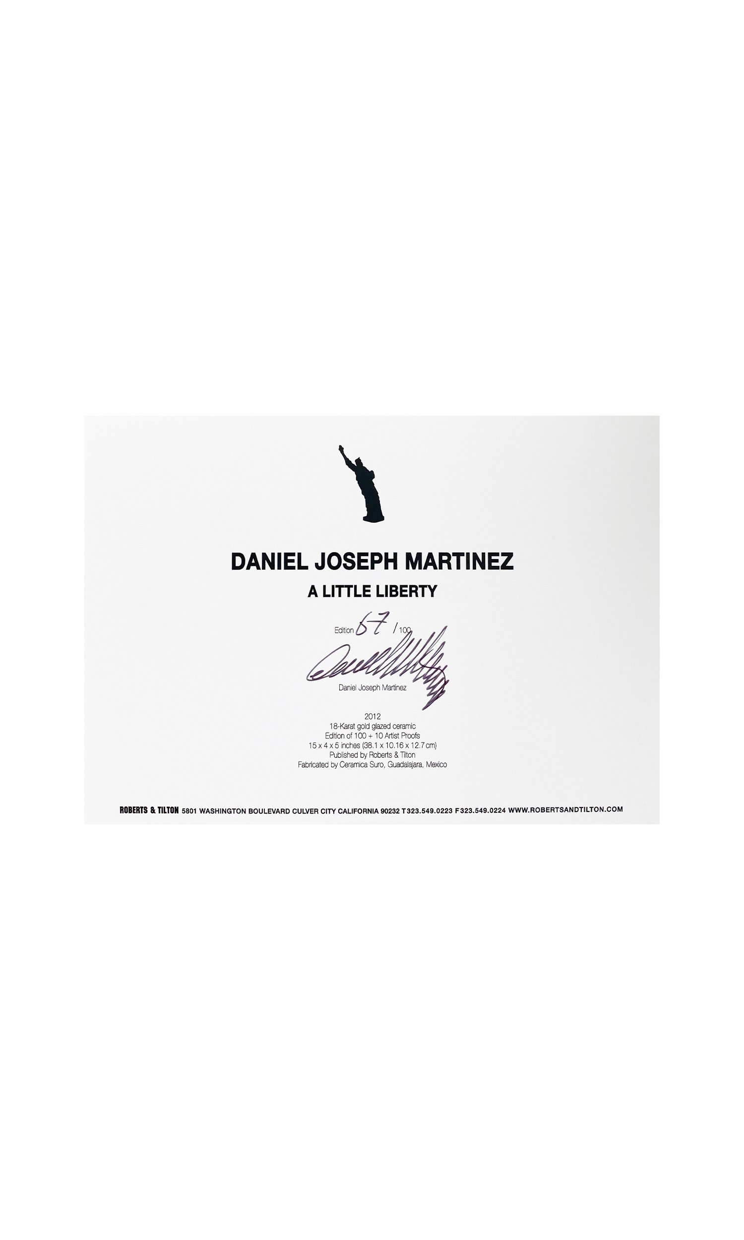 OPTICAL AFFAIRS_OBJECTS_OF_DESIRE_A_LITTLE_LIBERTY_Daniel Joseph Martinez_CERTIFICATE.jpg