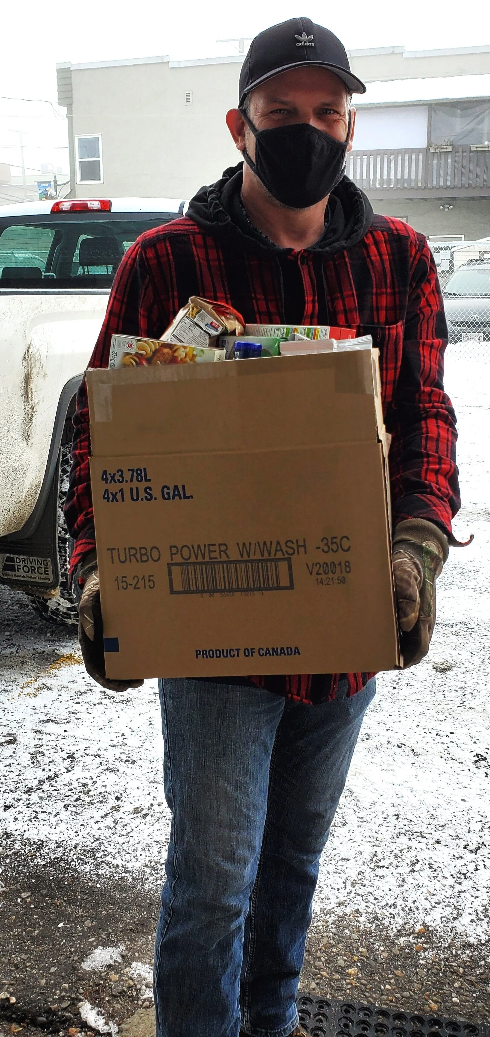 school bus drivers make a donation!