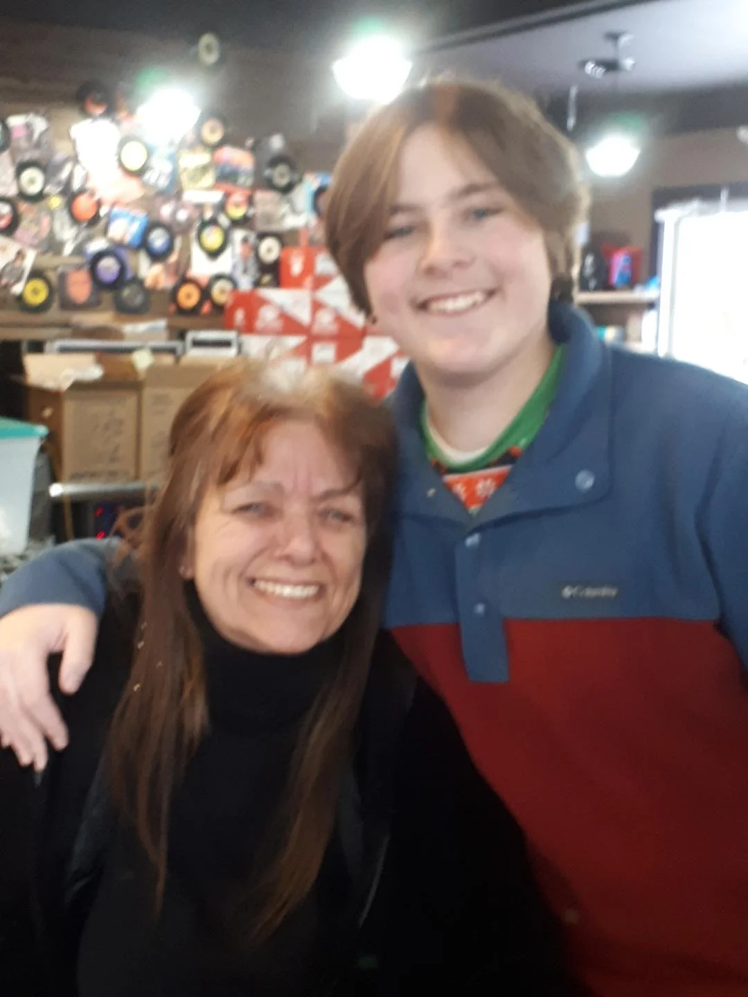 Volunteer Jeanette and Owen!