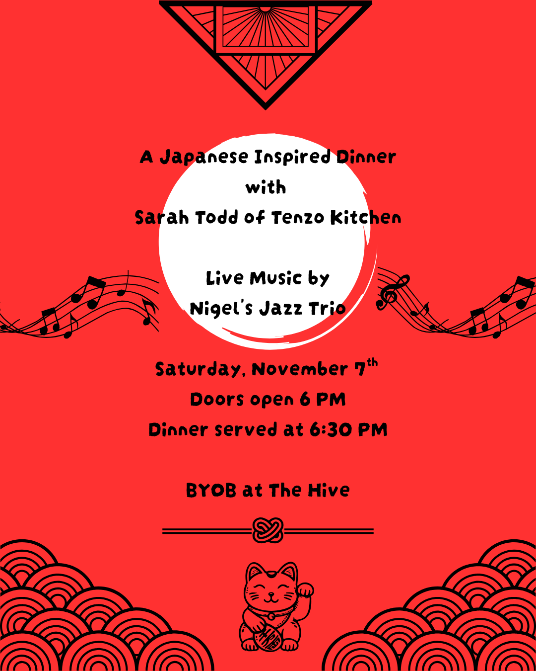 Jazz x Japanese Dinner @ The Hive