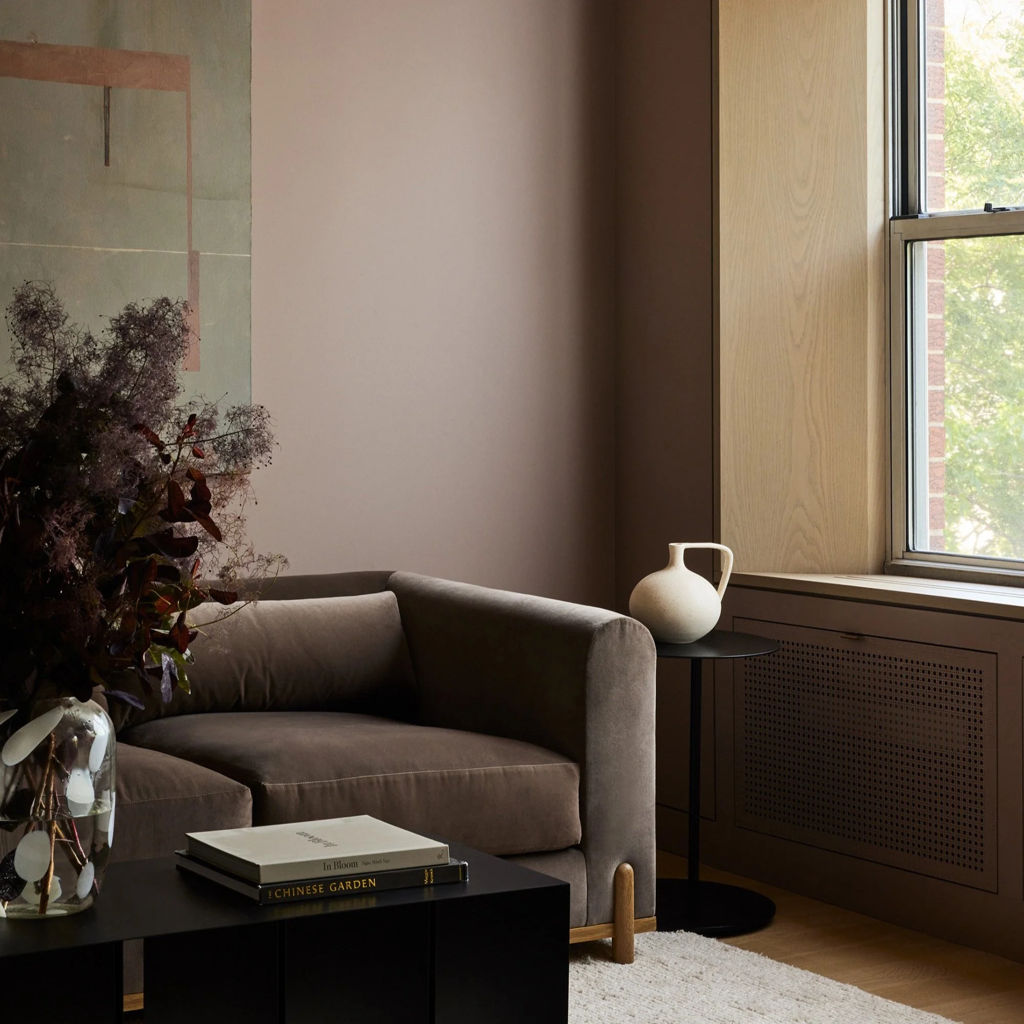 Pink and Taupe in Interior Design