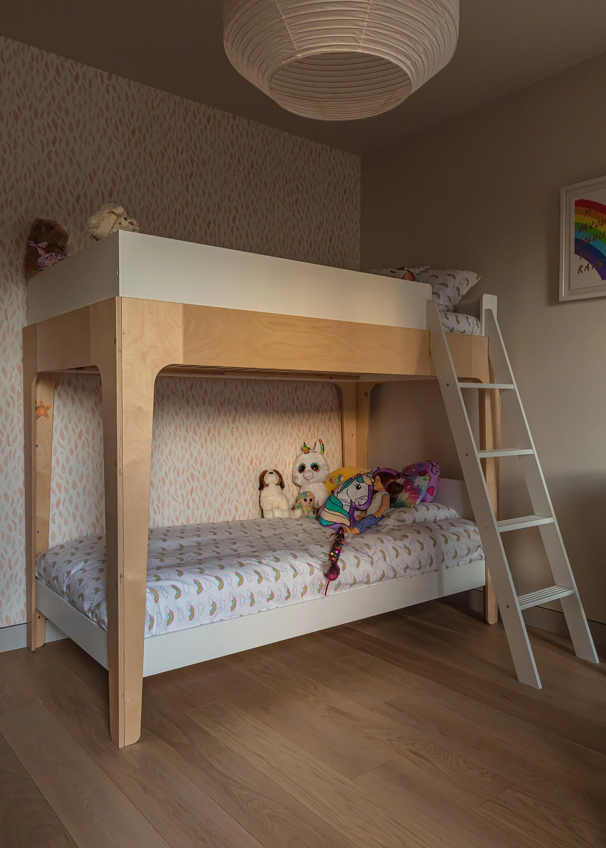 Nursery kids bedroom children Brooklyn apartment small space