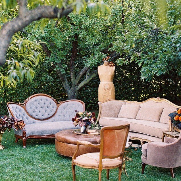 One takeaway from planning weddings in the era of covid-19? Creating outdoor lounge space at your wedding is a trend that will outlast the pandemic. 

Lounge space is great way to tie in your theme and it gives guests the opportunity to relax and con