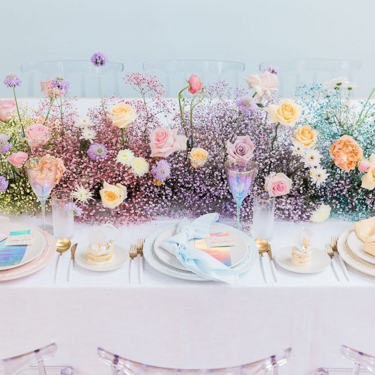 Give me all the dreamy ombre tablescapes to start out the weekend. 🌈

On the topic of rainbows, my feed has been filled with content/marketing for Pride Month. I&rsquo;m not sure there&rsquo;s a strong need for me to tell you on social media my comp