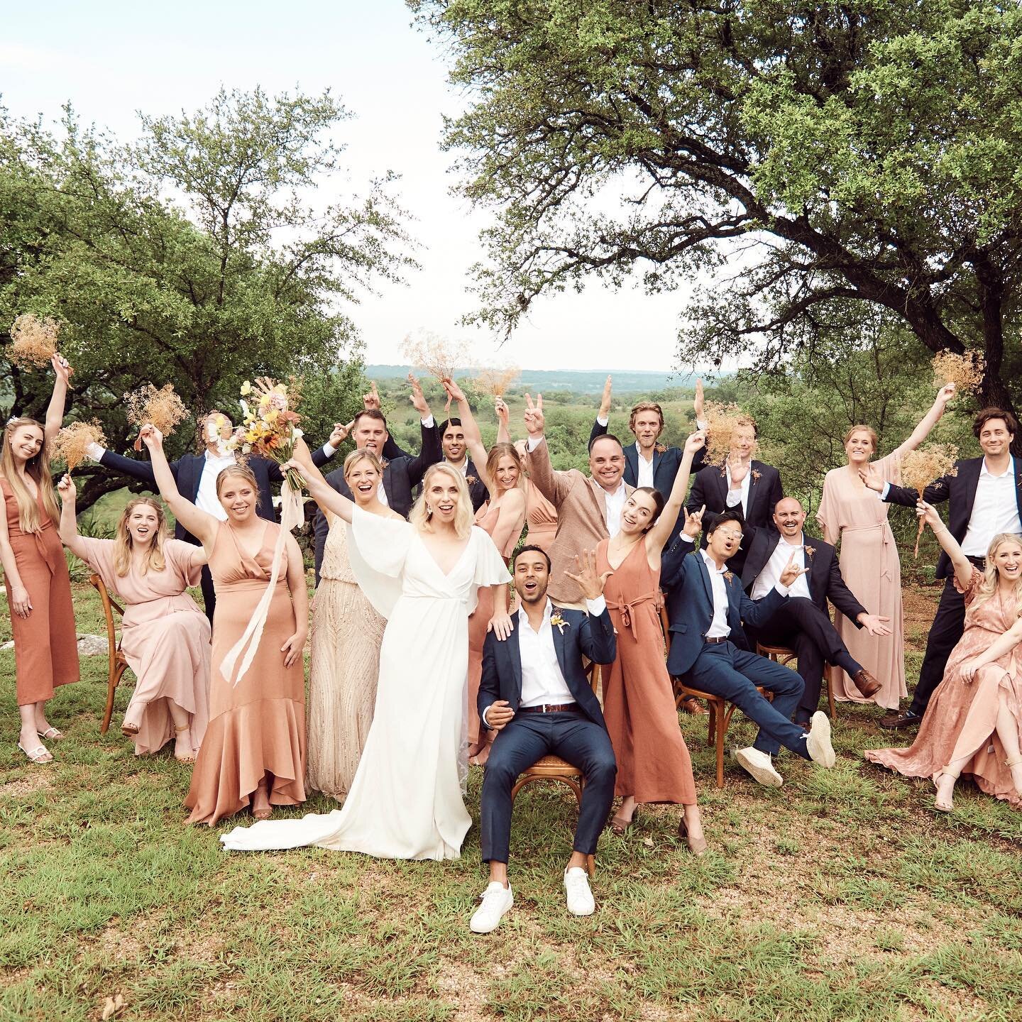 Can you tell @megs_herman owns a fashion label?! Her backyard wedding with @diptoroop was a modern, romantic dream. ✨