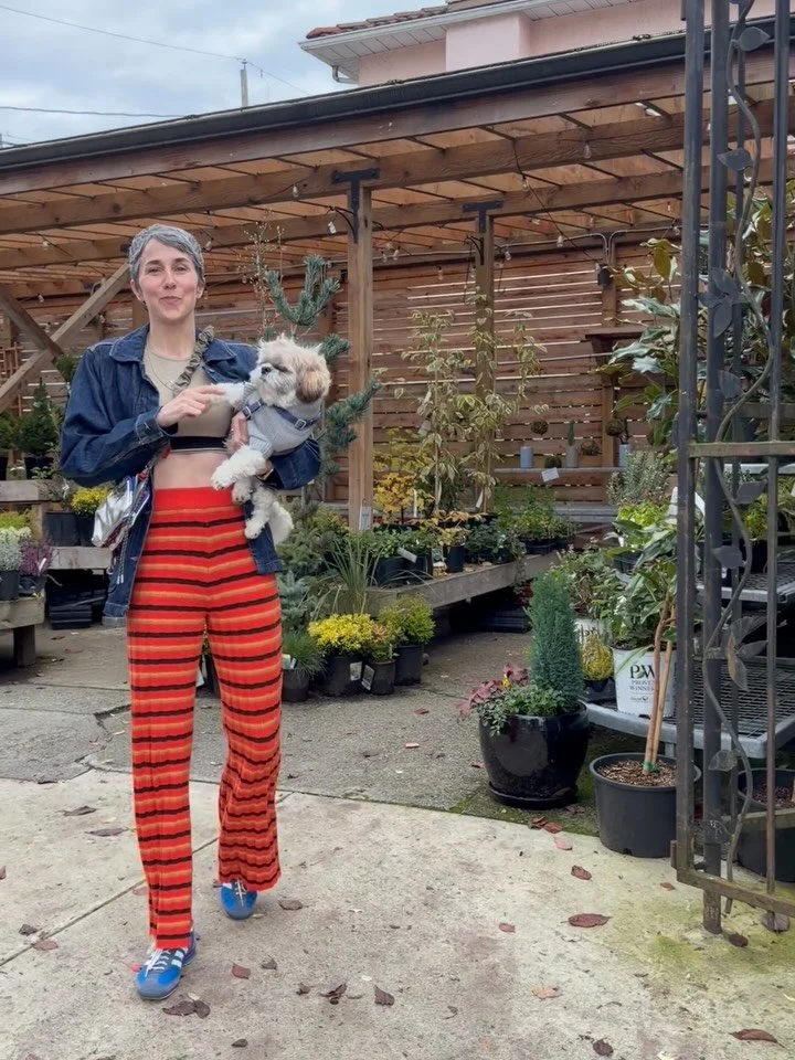 Wearing my fall pants always makes for a good day. Even I can&rsquo;t take myself seriously in them!

We are so lucky in Vancouver to have such creative people running small businesses - It&rsquo;s an adventure going to see what they&rsquo;ve curated