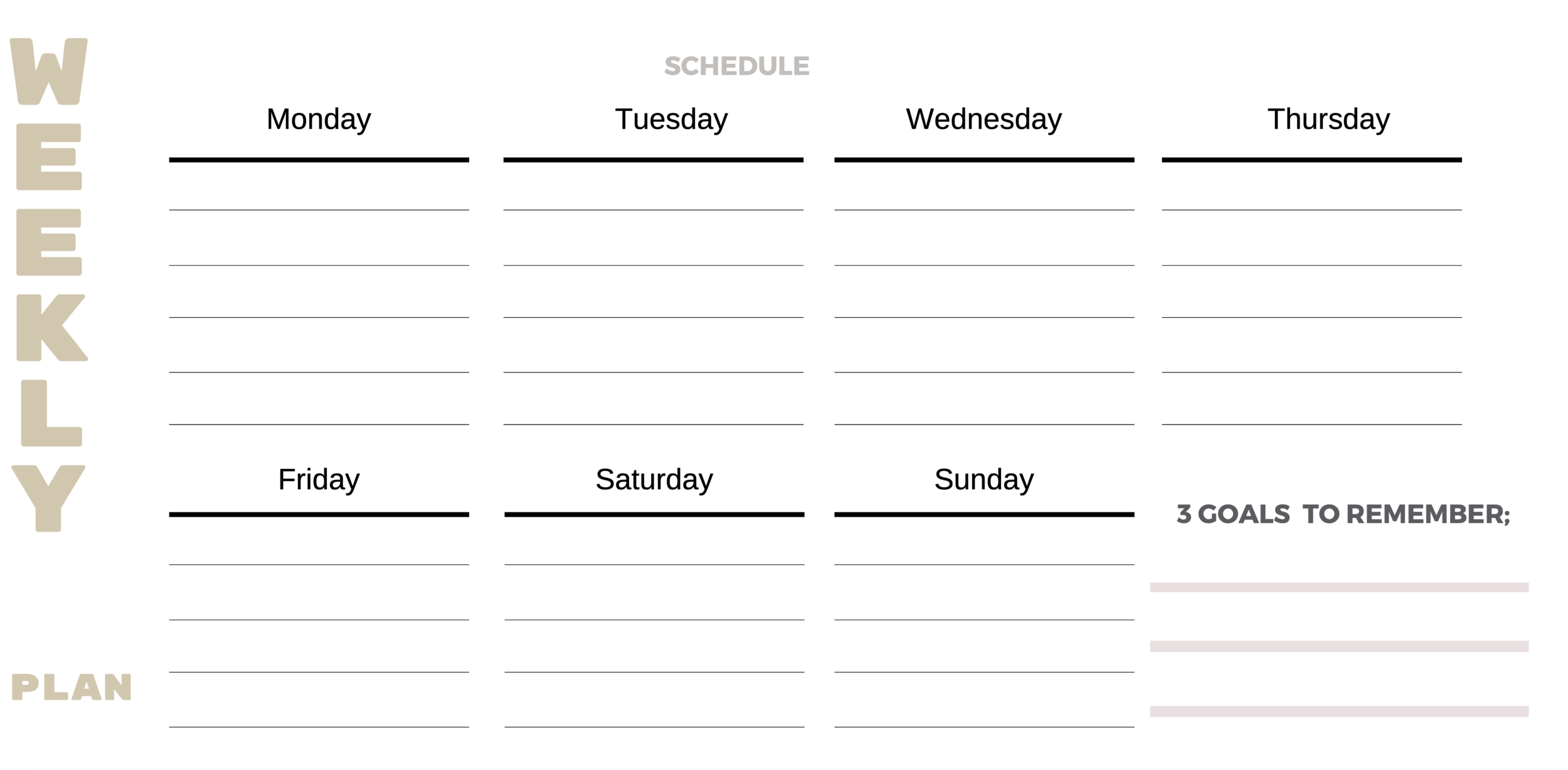 Weekly Planner