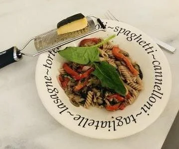 Spicy Spelt Pasta with Lemon and Basil