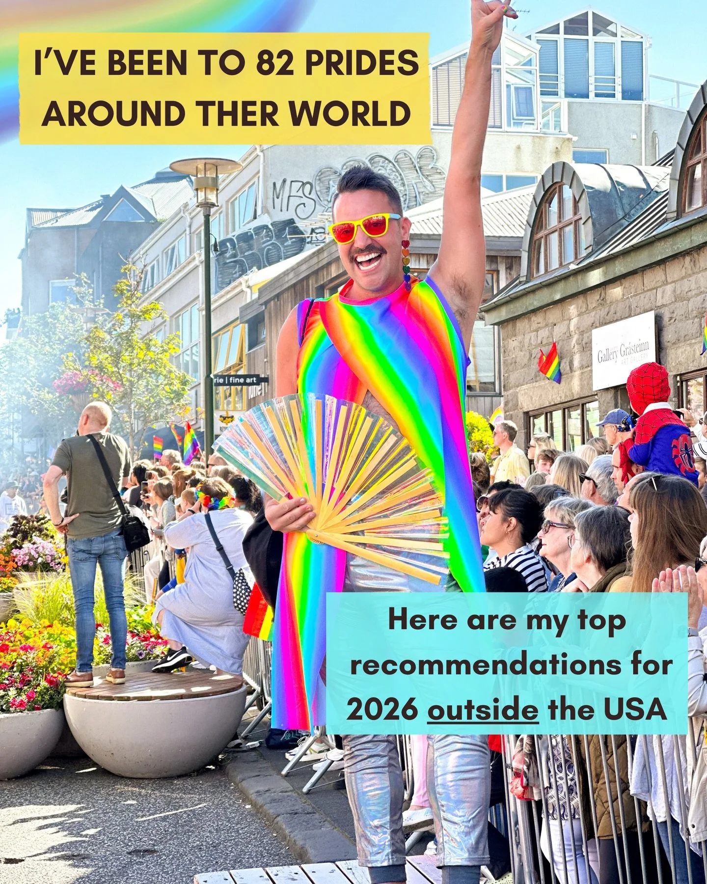 Because we all deserve Queer Joy🏳️&zwj;⚧️🏳️&zwj;🌈

Where will I see you this year? I have been to 82 Prides around the world. Here are my top recommendations for 2026 outside of the USA. 
Cape Town, South Africa Pride Feb 5- March 1
Sydney, Austra