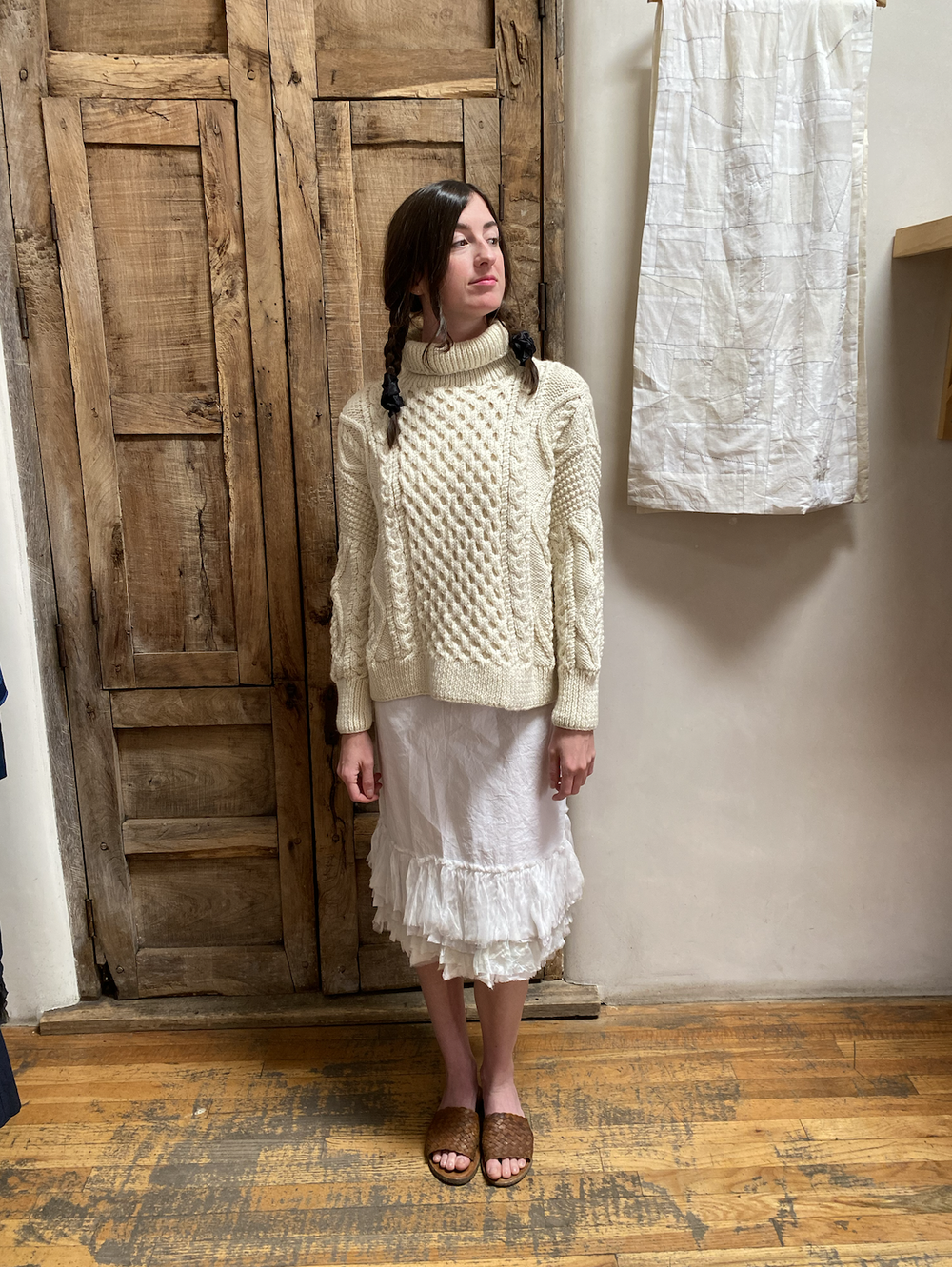 dosa slip dress with ruffles  la boheme santa fe