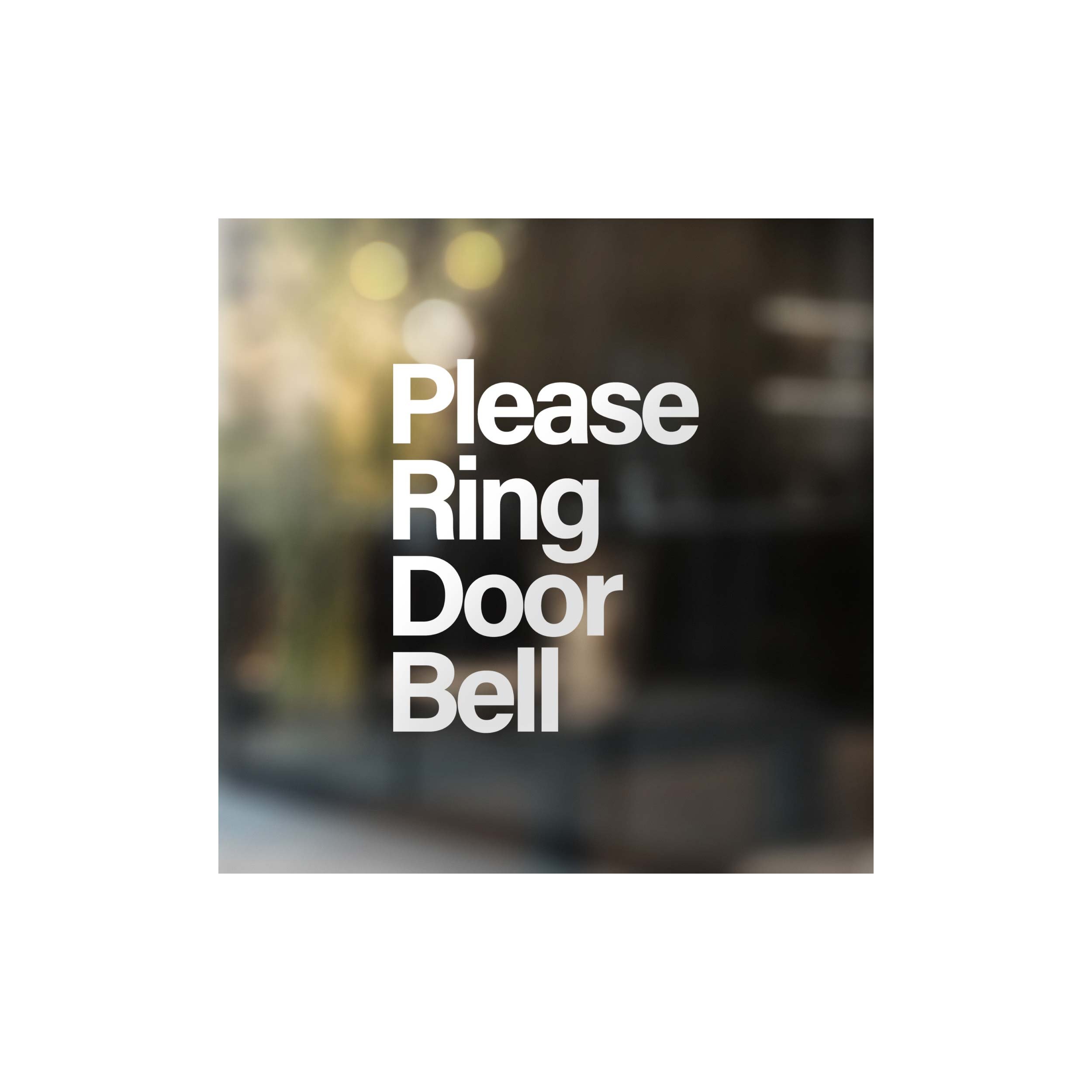 Please Ring The Bell Arrow Sign - Doorbell Sign - Ring Bell Sign |  CombiCraft Worldwide