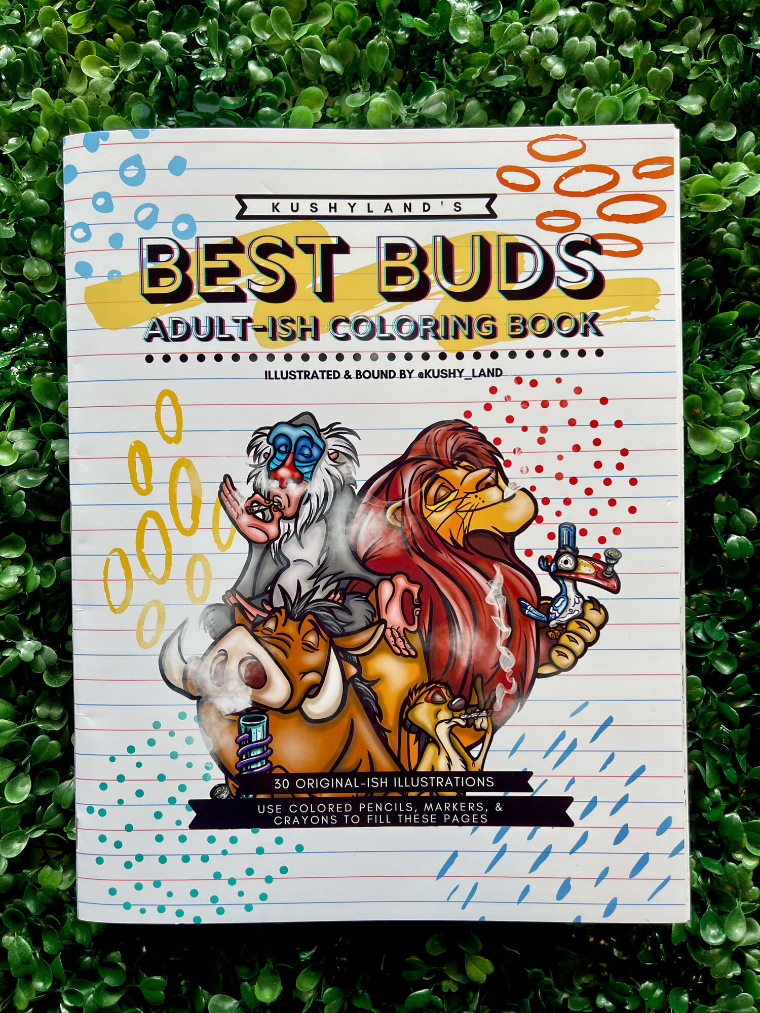 Bad Babes Coloring Book PLUS 2 (8.5x11) Princess Prints — KUSHY LAND