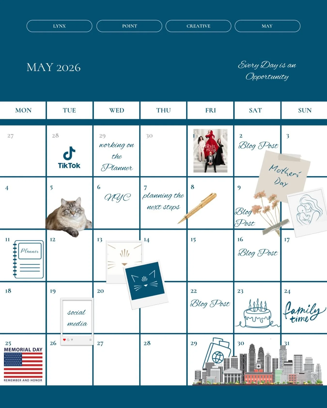 May - Chapter 5 of 2026! 

#lynxpointcreative #plannerlife #nycplannergirl