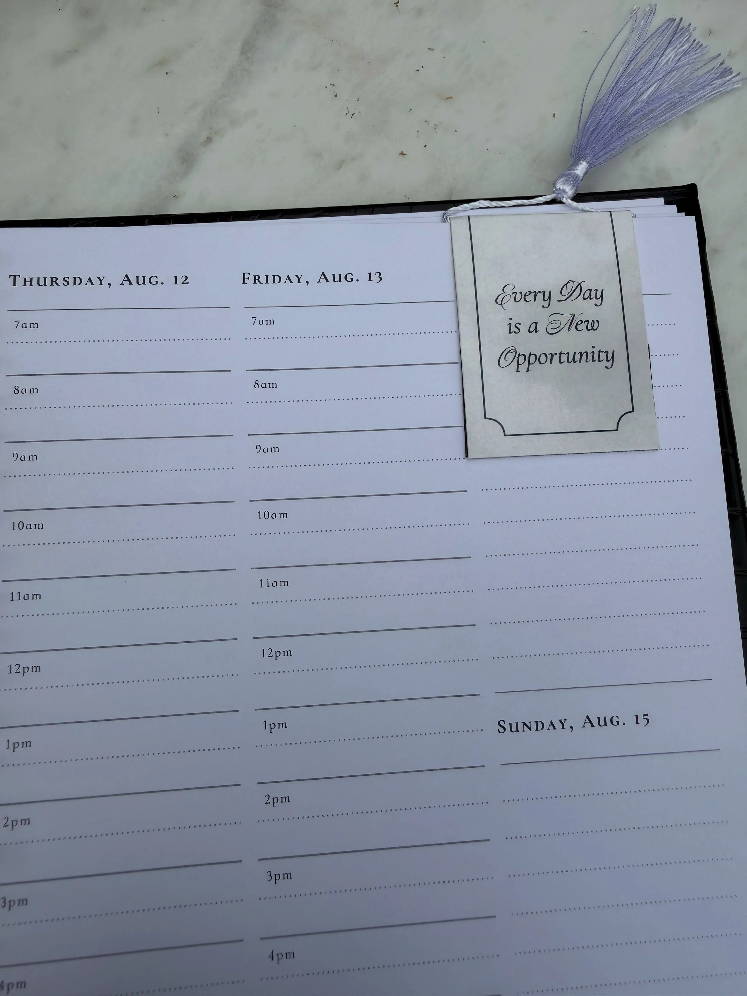 Every day is a new opportunity! What are you doing with your day today?! 

#lynxpointcreative #plannerinspiration #2027planner #lifestyleinspiration #plannersfor2027