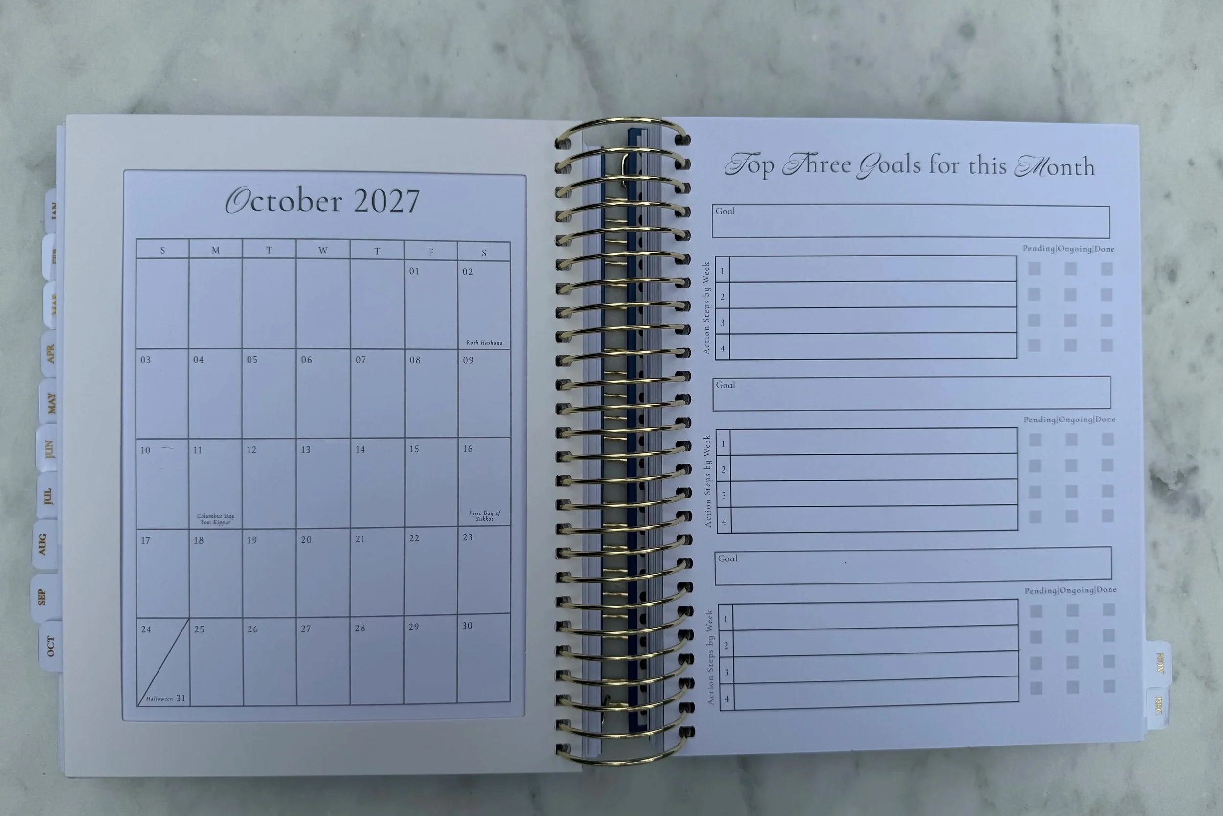 Lynx Point Planner Monthly View