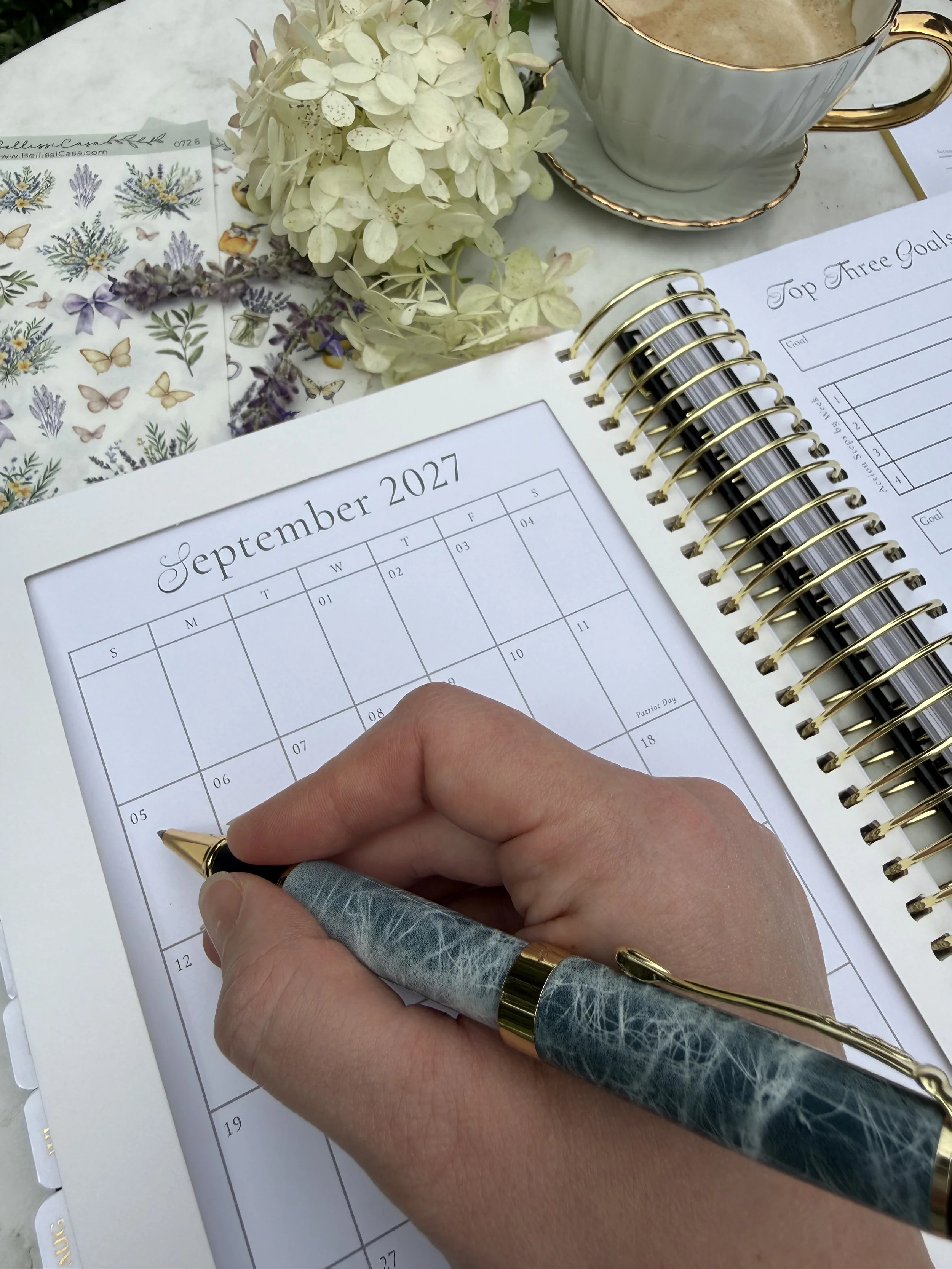 A view of the Lynx Point Planner September monthly view