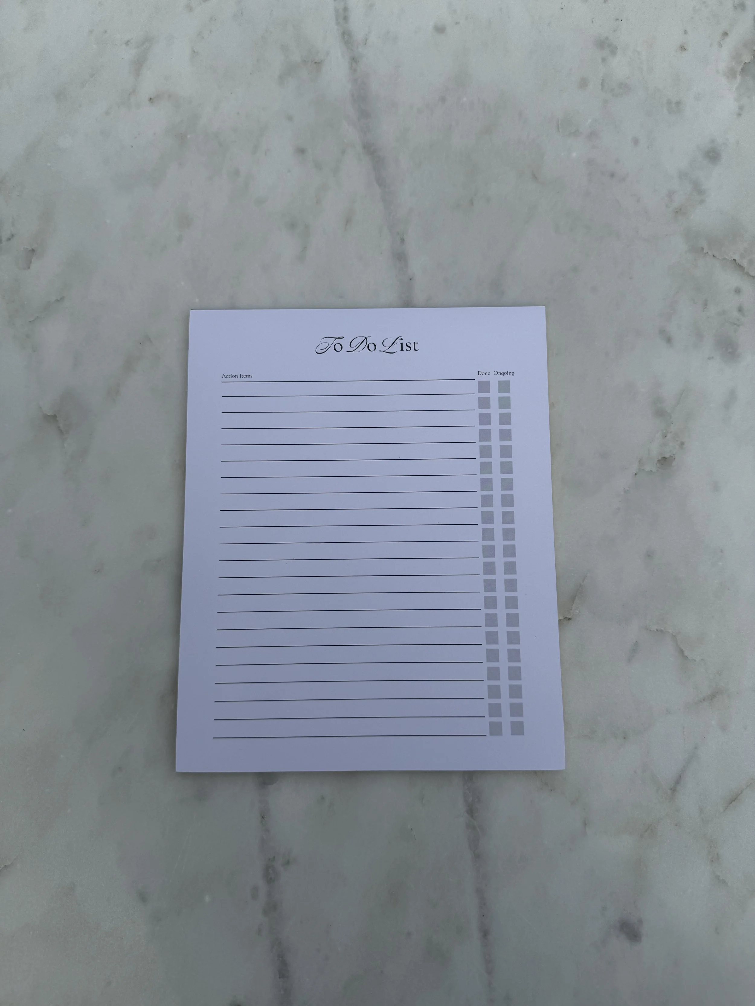 Gold Edged Notepad