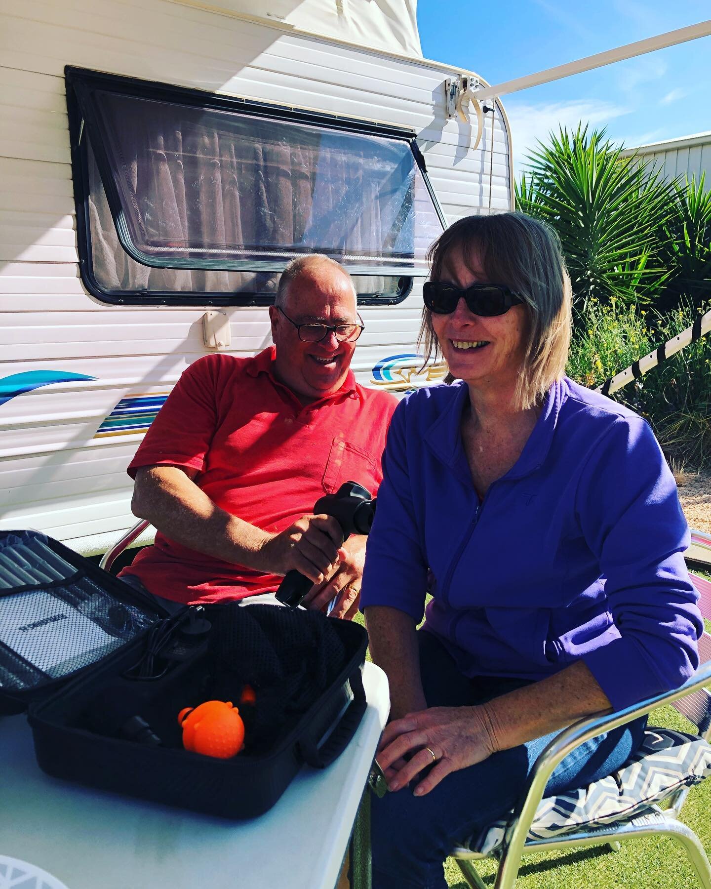 The YP Chiropractic massage guns are great addition to any caravan. So you can look after each other when you are far from home or far from any where. Contact us for yours, or drop past the clinic to give one a try #caravan #travel #greatoutdoors #si