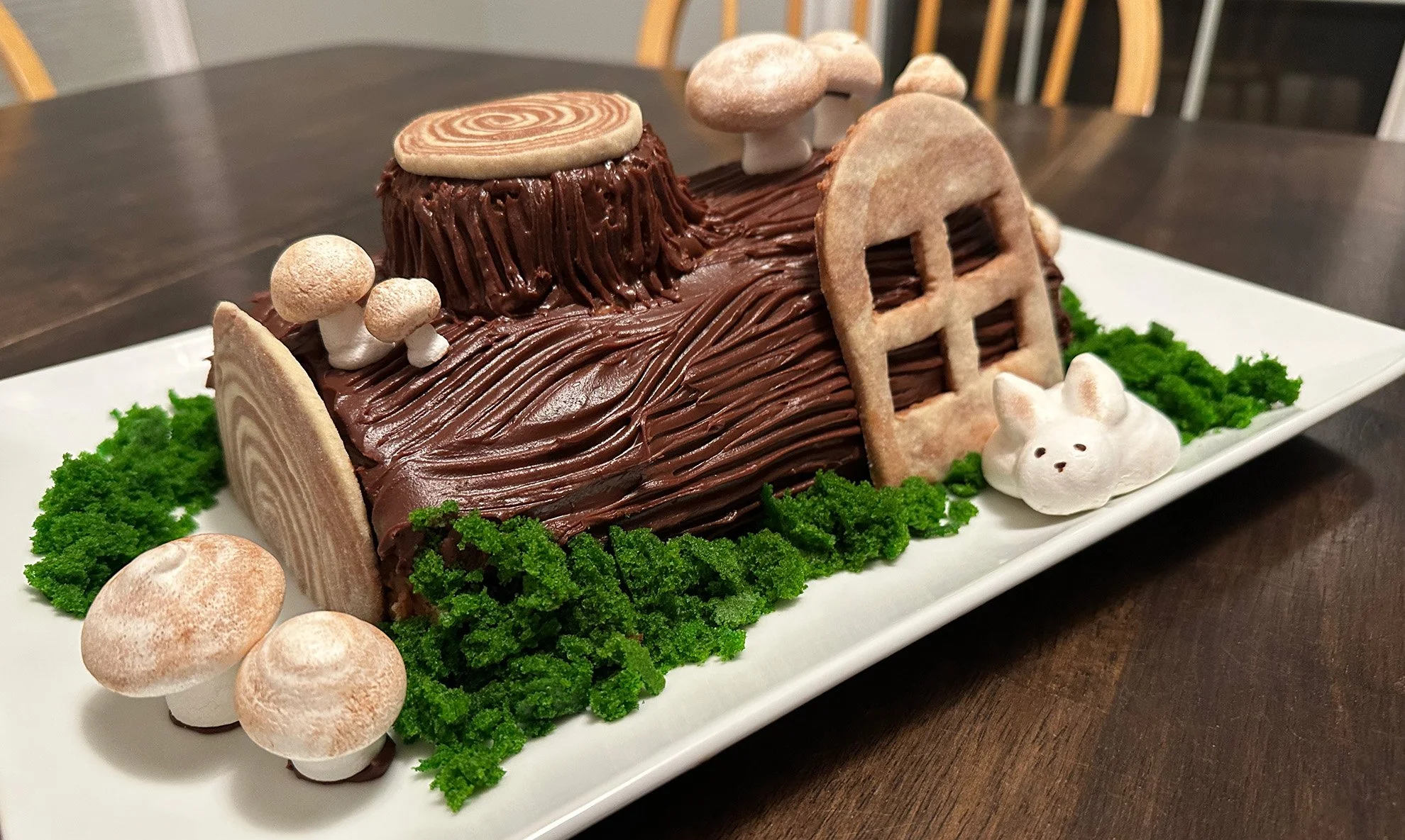 Yule Log 2025: Cozy Woodland Home