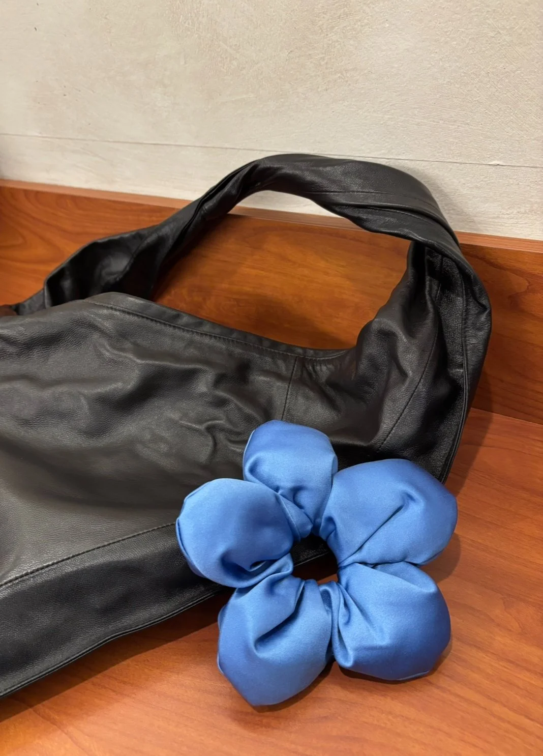 Flower Scrunchie - Azure