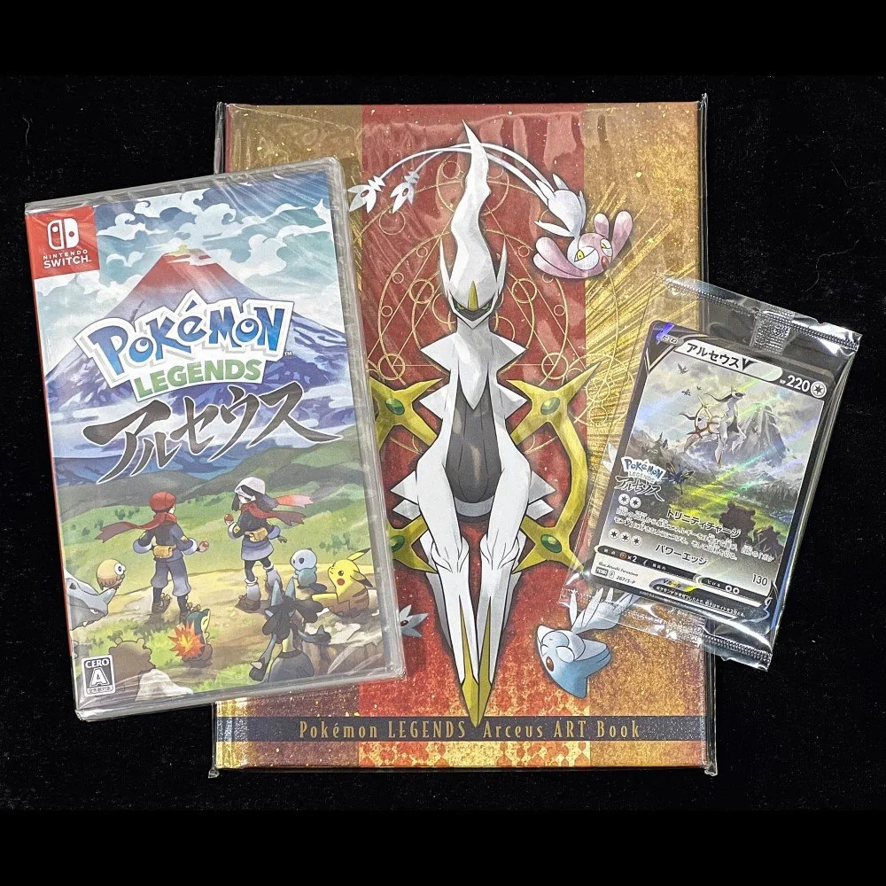 SEALED Add-on Item] Nintendo Switch Pokemon Legends Arceus Japanese Game  (Plays in English) includes bonus Art Book and Promo Card — 808Breaks by  iDeal808.com