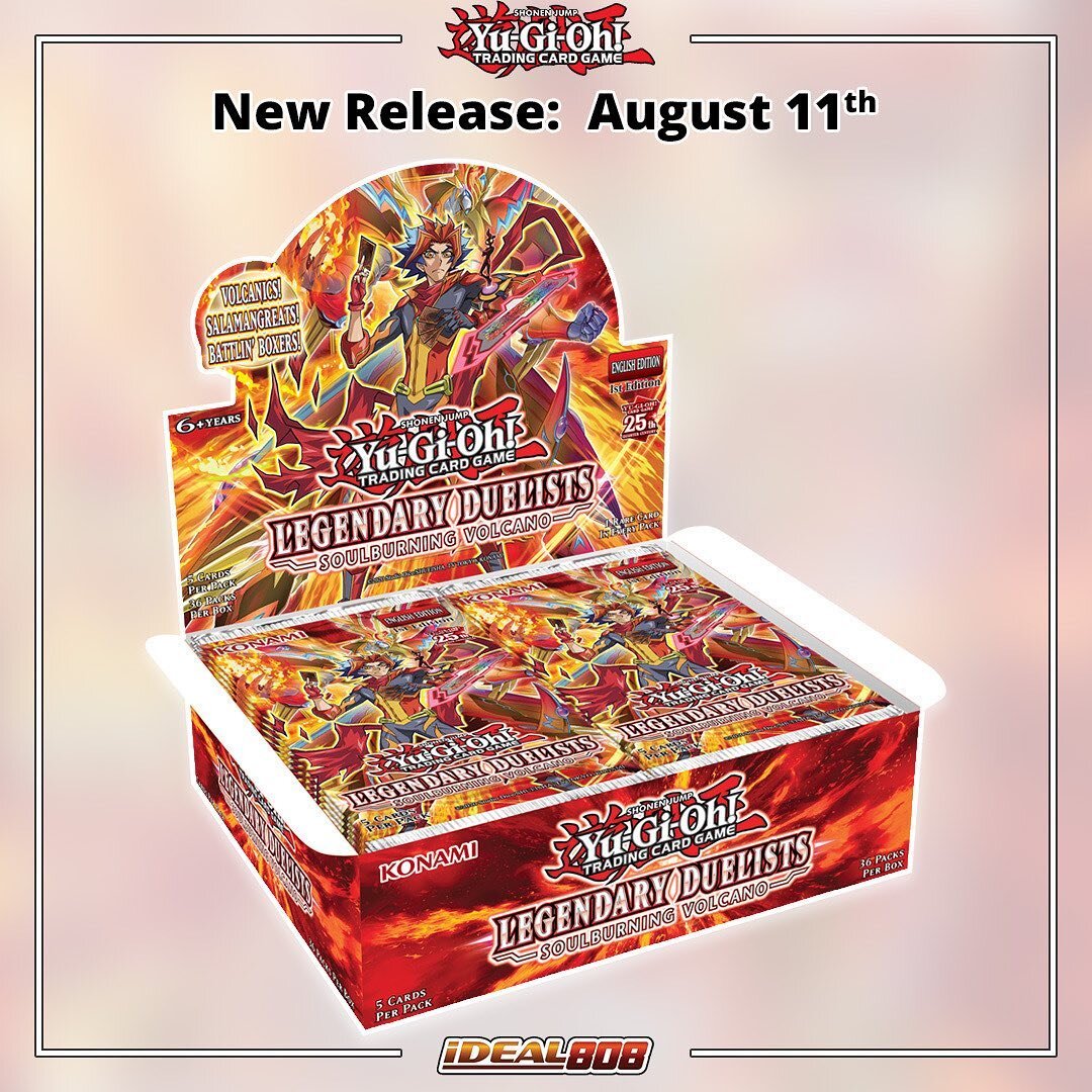 Releasing August 11: Legendary Duelists: Soulburning Volcano

Turn up the heat until your opponent can&rsquo;t stand it anymore with three strategies inspired by fiery Duelists from the pantheon of the Yu-Gi-Oh! anime series!

Salamangreat is back wi