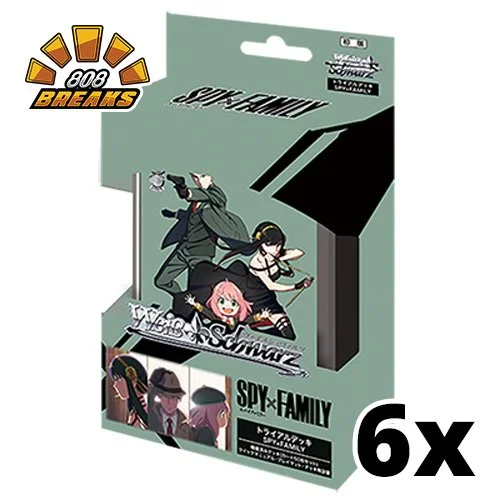 [JPN] Weiss Schwarz Spy x Family Trial Deck Display (6 Decks)