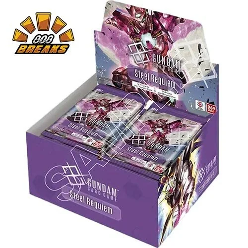 [EN] Gundam Card Game GD03 Steel Requiem Booster Box (24 Packs)