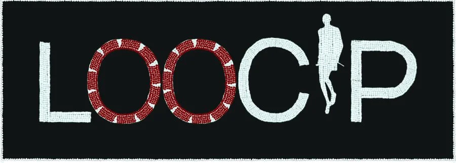 Logo | LOOCIP International Ministries (LOOCIP ministers to "The Jumping Maasai," a tribe to whom ritual beads are important, and jumping is an integral part of ritual.)