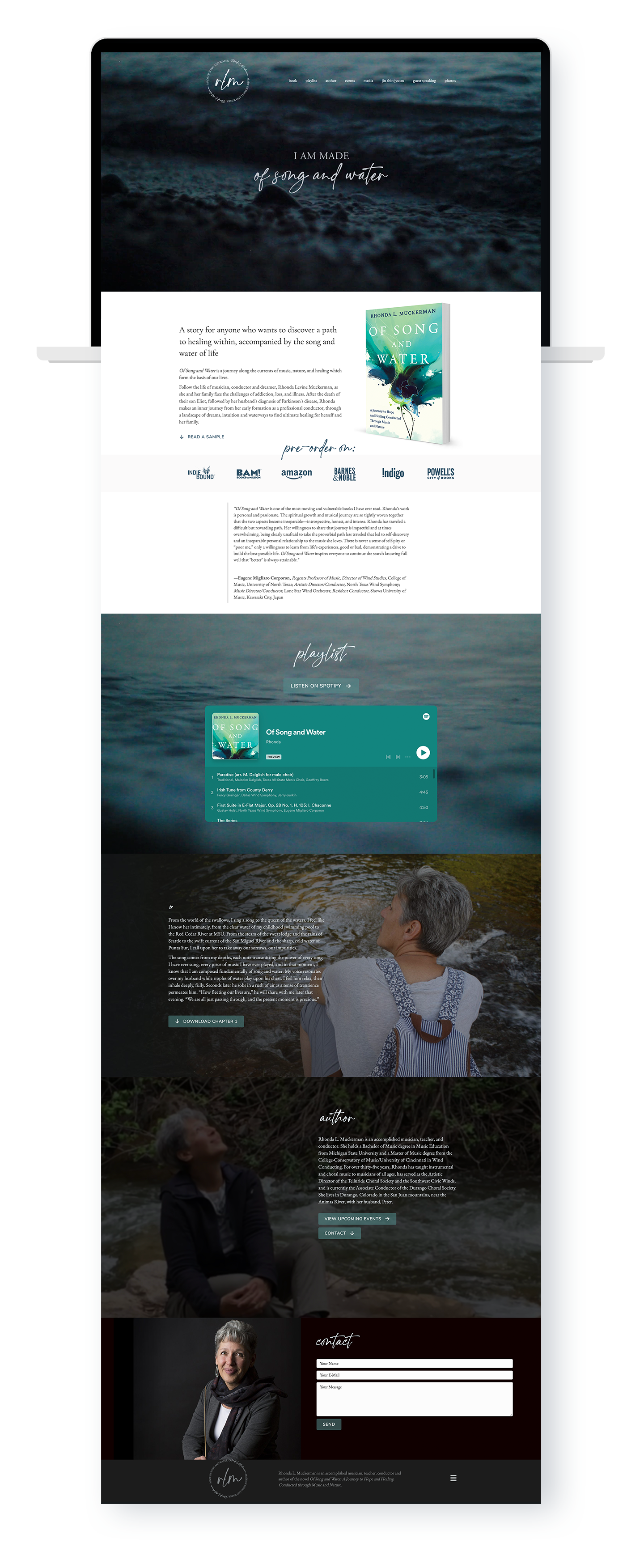 Personalized Author Website (WordPress) | Rhonda L. Muckerman