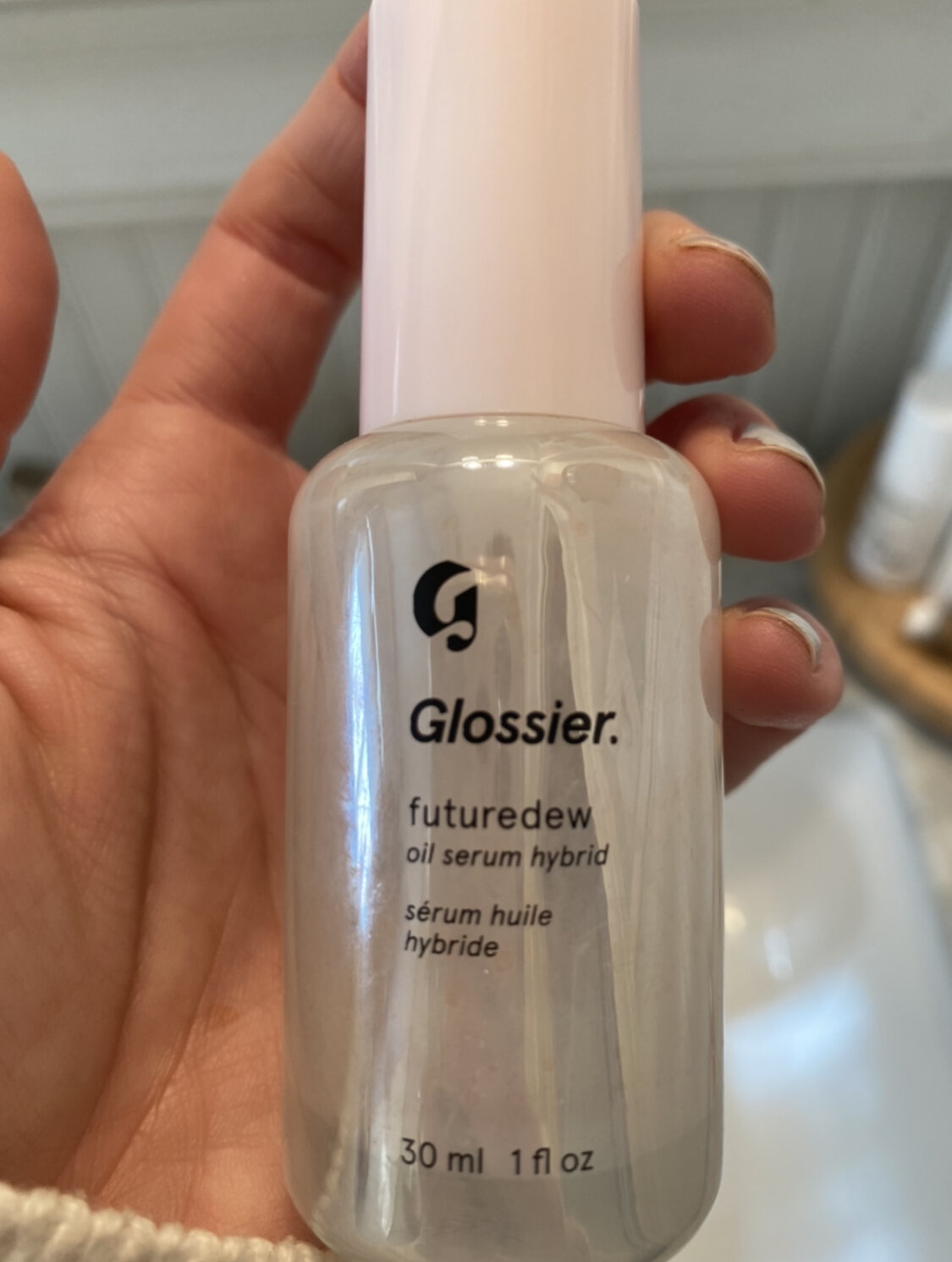 - Glossier FuturedewI’ve tried a few Glossier products over the years and I have to be honest. I wasn’t impressed with them at all until I tried this Futuredew serum. If you struggle with your skin getting oily throughout the day, this isn’t for you. However, if you feel like your skin can look dull and want more of a glow, you need to try this! I like using it right before I put my makeup on as a primer and you can see a huge difference in the glow under your makeup. I’ve recommended this to friends and they have told me they are so glad they bought it! I also weirdly love the smell.Shop Glossier Futuredew here