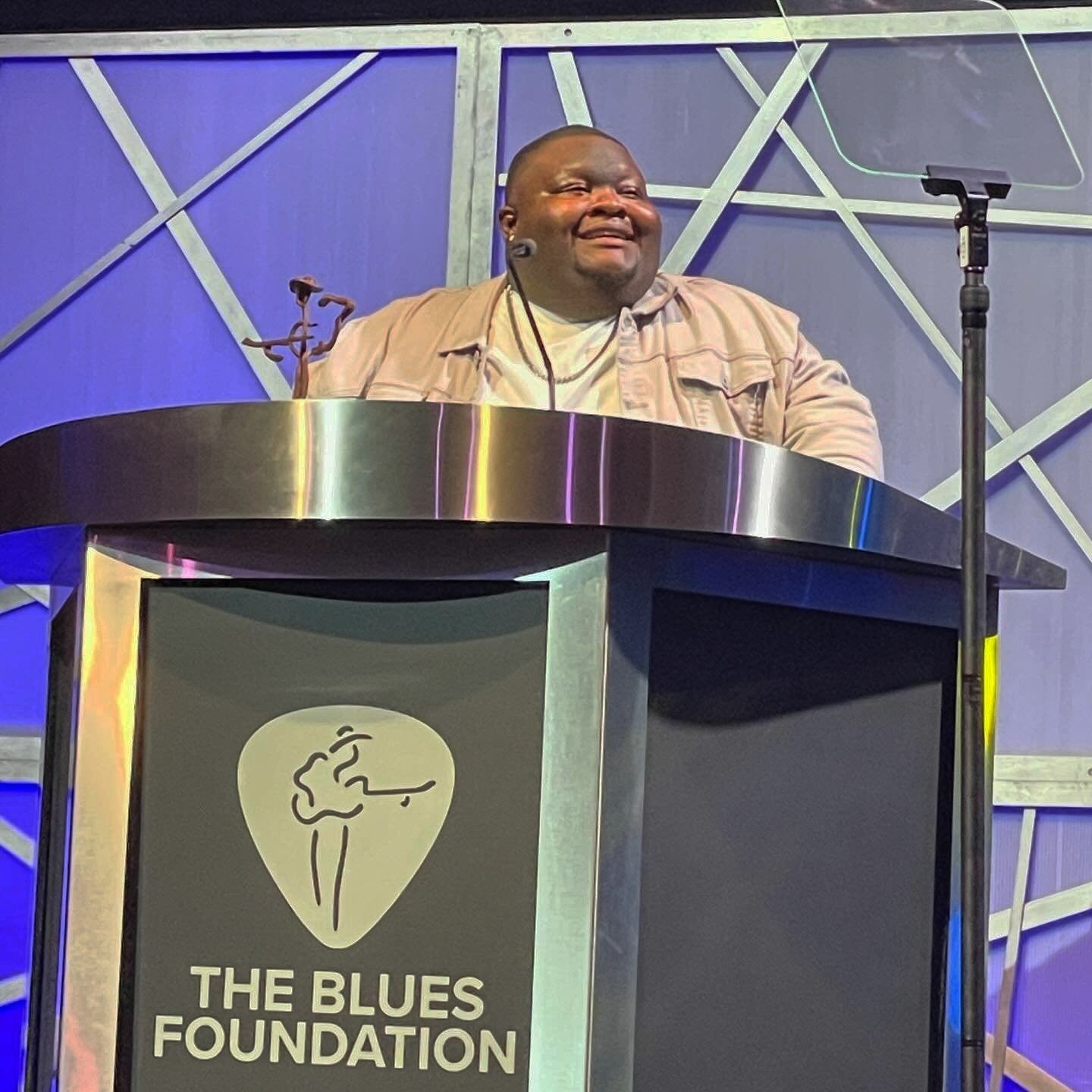 Congratulations to @callmekingfish who won FOUR awards at the Blues Foundation's Blues Music Awards in Memphis last night and thank you to the Blues Foundation for putting on such a wonderful event!