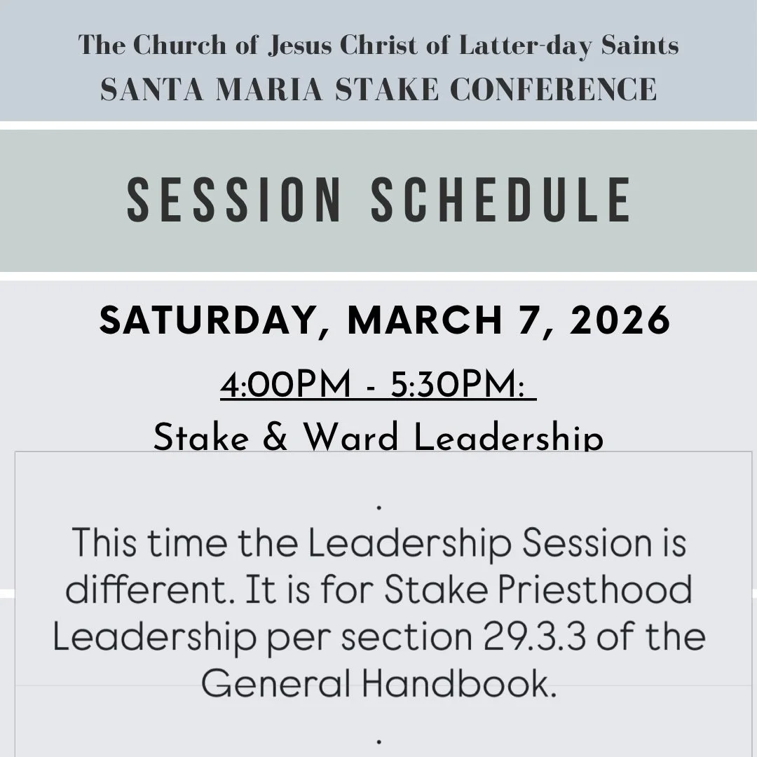 The list of invited participants is below. The purpose of this meeting is to &ldquo;Teach priesthood leaders their duties, increase their abilities, and strengthen their faith.&rdquo; We look forward to meeting and learning with you on Saturday 3/7 a