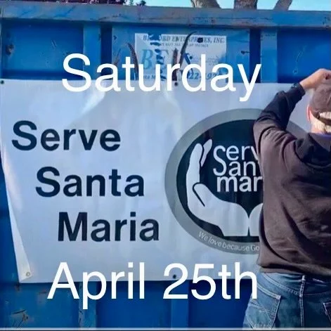 Catch the joy of service! Serve Santa Maria is back on Saturday April 25, 2026. More info on JustServe.org (link in profile &amp; stories; must log in to see listing) or on ServeSantaMaria.com. 

Grab some friends, youth groups, or family members (al