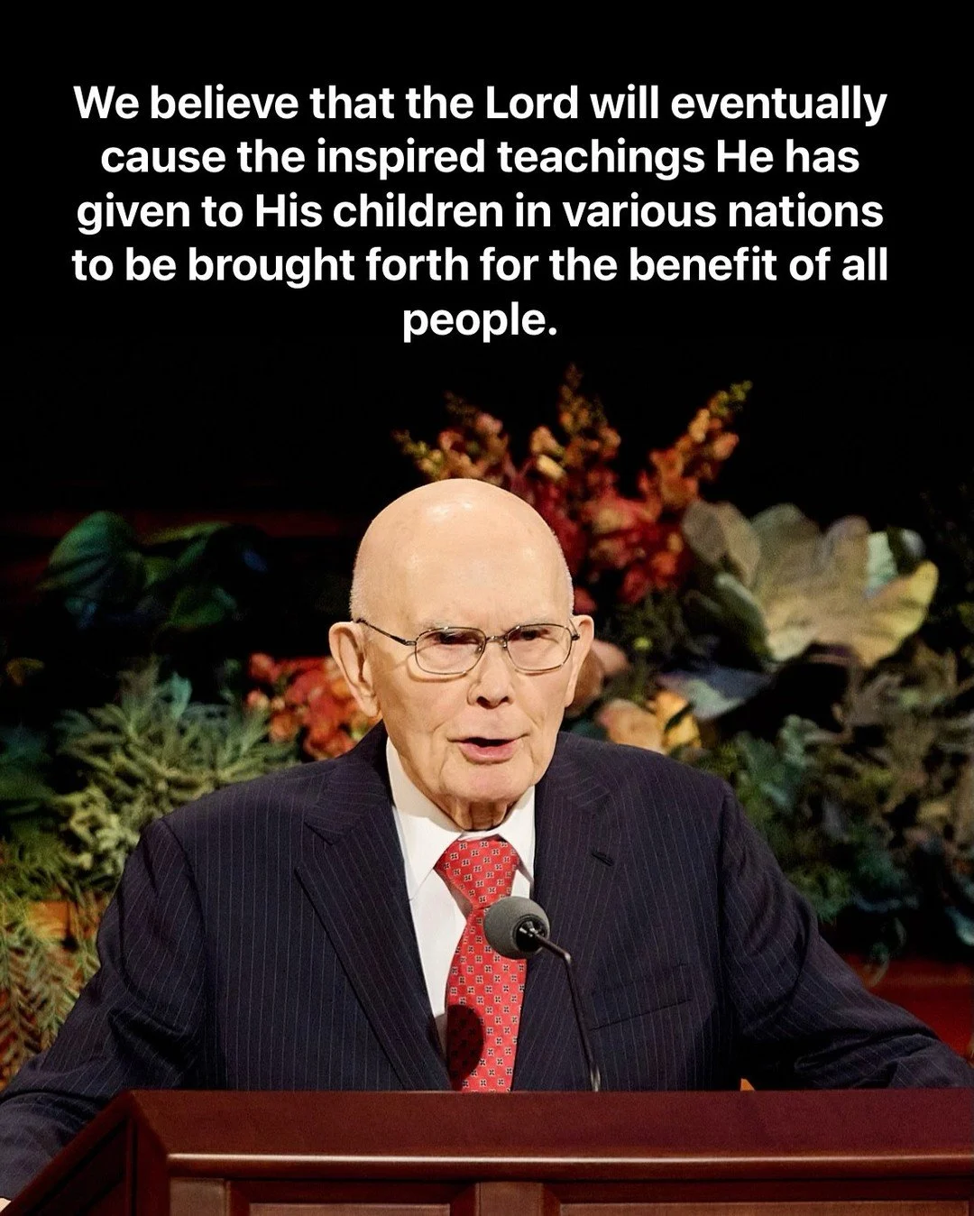 We have been blessed to hear from prophets and apostles this Sunday morning. We invite all to study their words more deeply to understand what The Lord would have you do in your life going forward. Visit ChurchofJesusChrist.org for links.