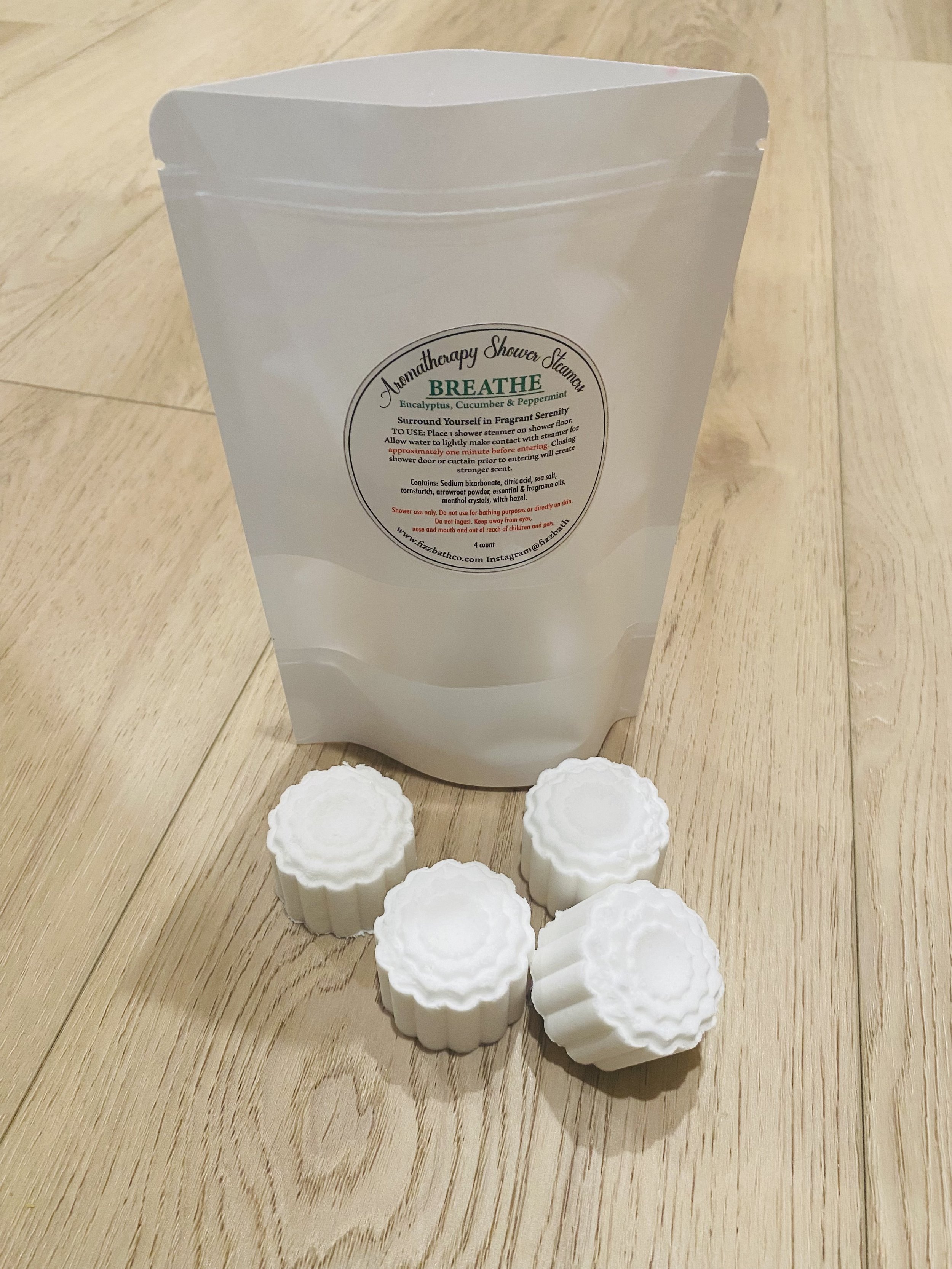 4 pack mini Shower Steamers