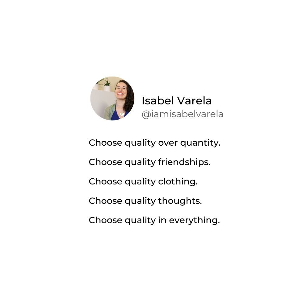 We have all heard the saying to choose quality over quantity but sometimes instant gratification gets the best of us. Who is guilty of this? 🖐🏽I will raise my hand because I have been guilty of this.
...
🤔Think about these questions:
...
❓1. Would