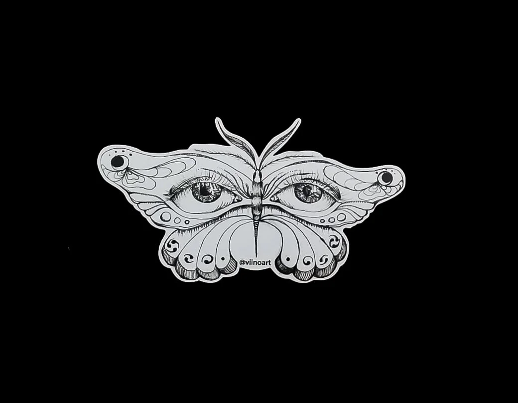butterfly sticker