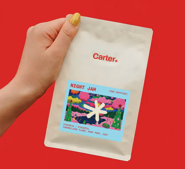 (Pre-Order) Carter Coffee | Night Jam (Low Caff blend) | Ethiopia